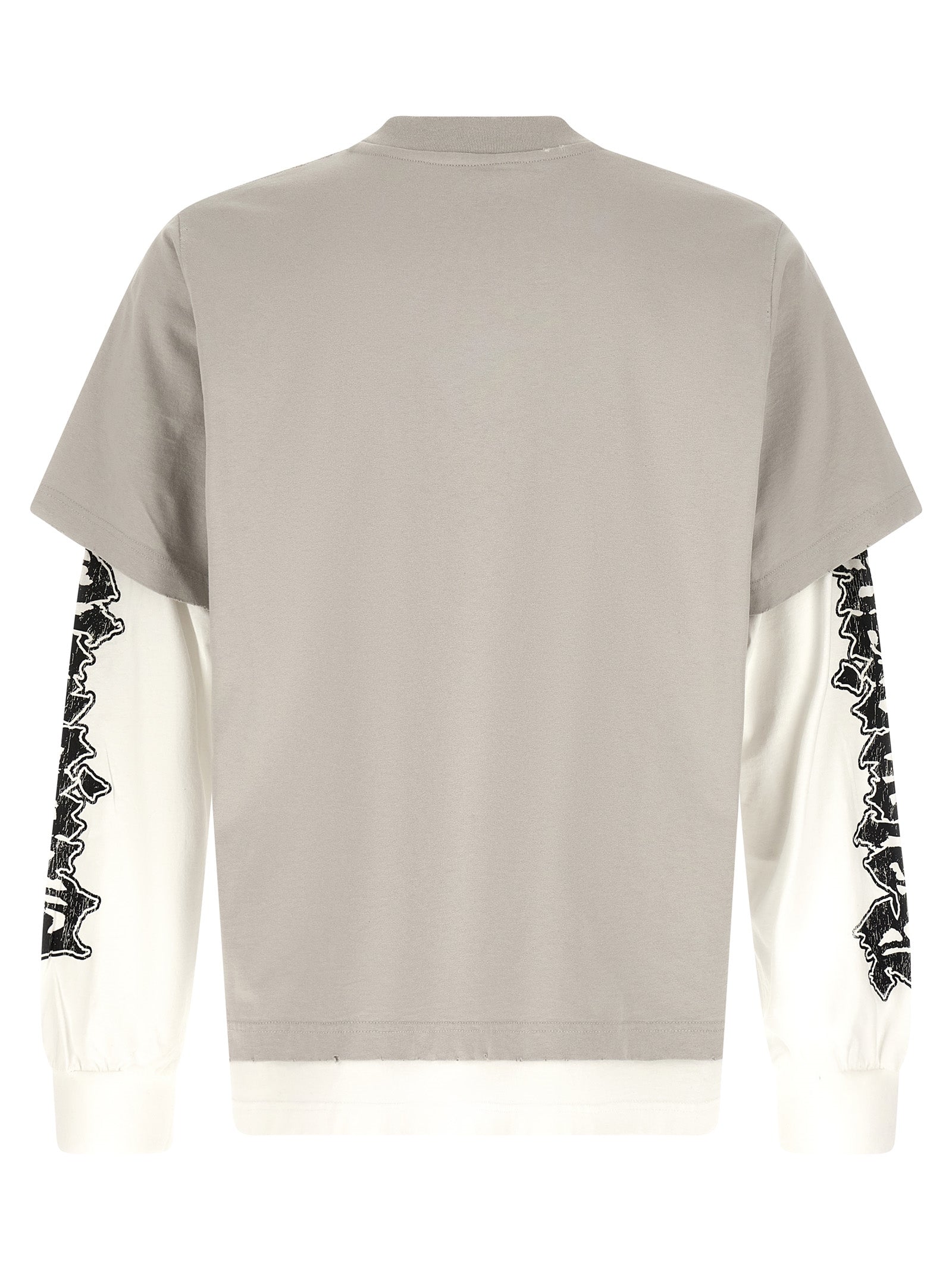 Ibrida Doppia T-Shirt Gray Cotton