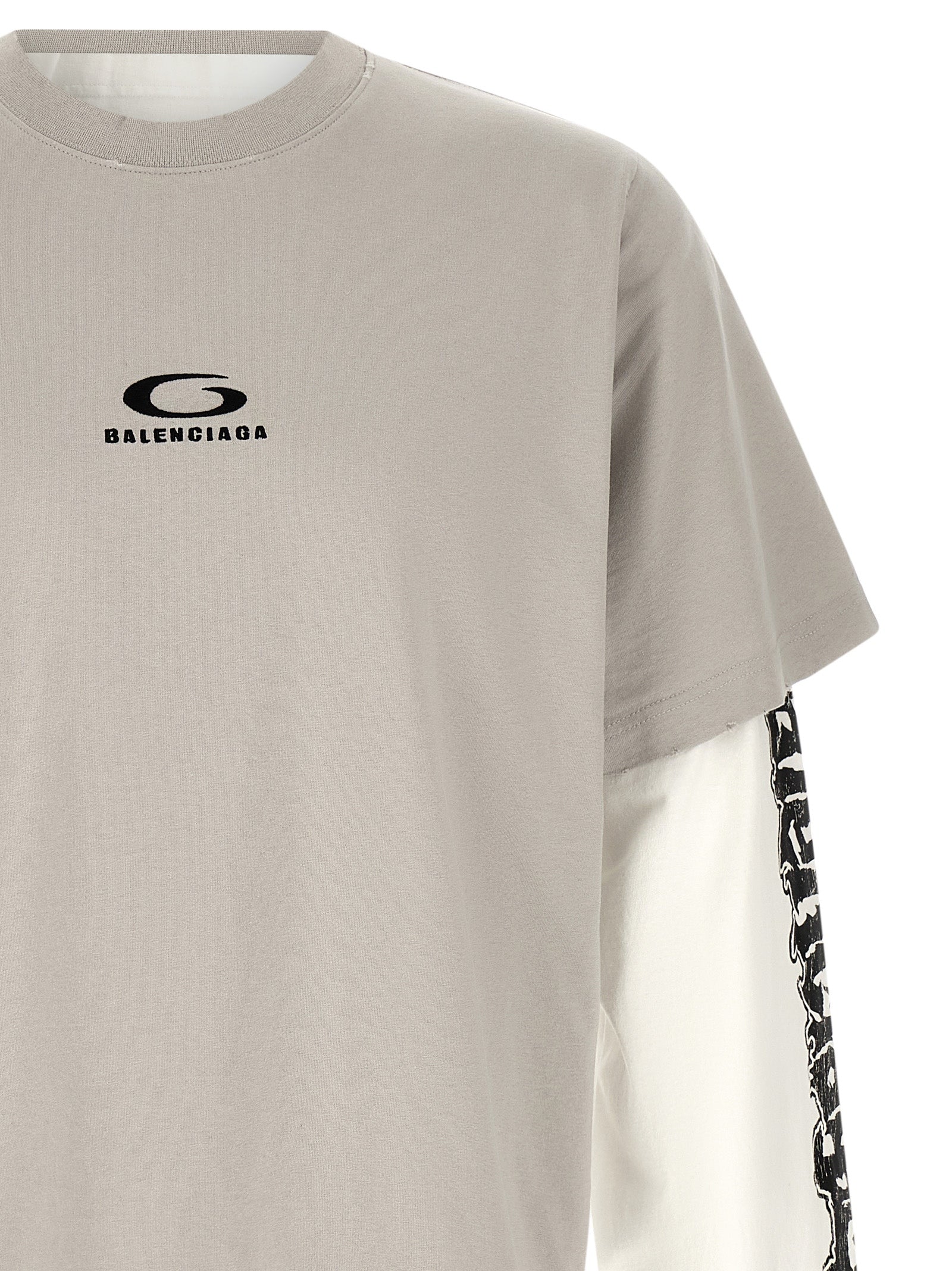 Ibrida Doppia T-Shirt Gray Cotton