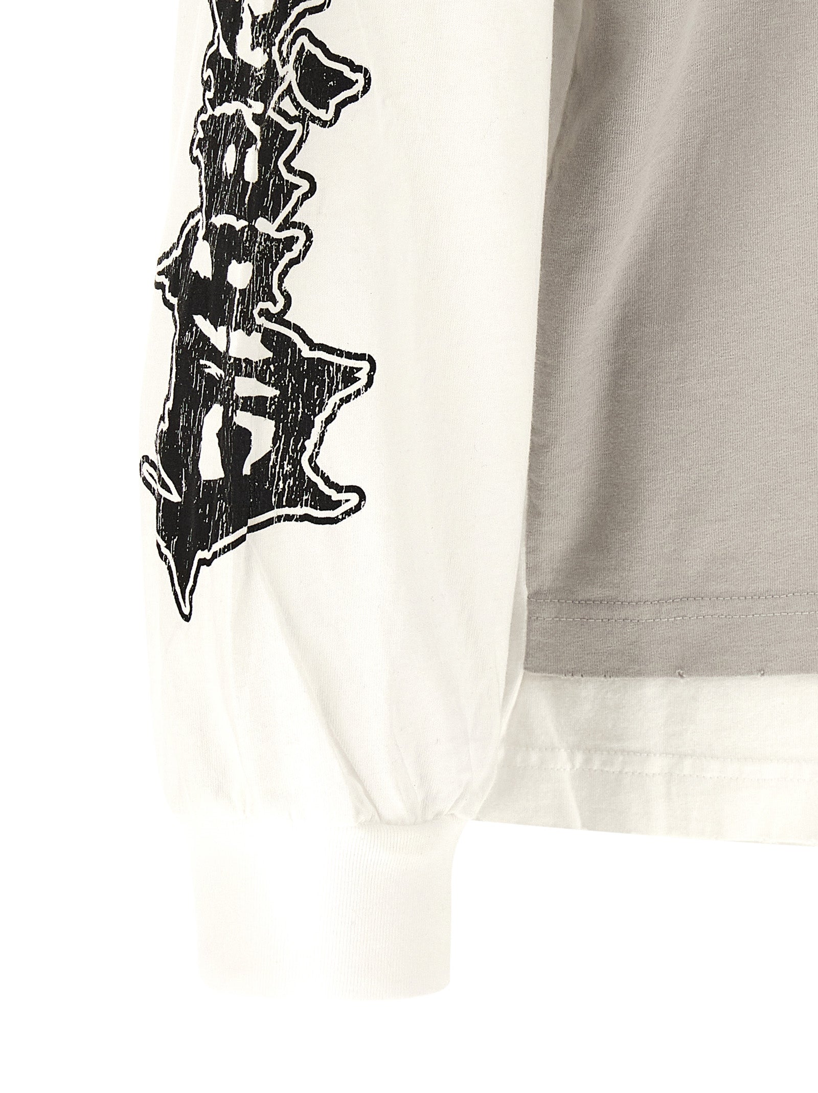 Ibrida Doppia T-Shirt Gray Cotton