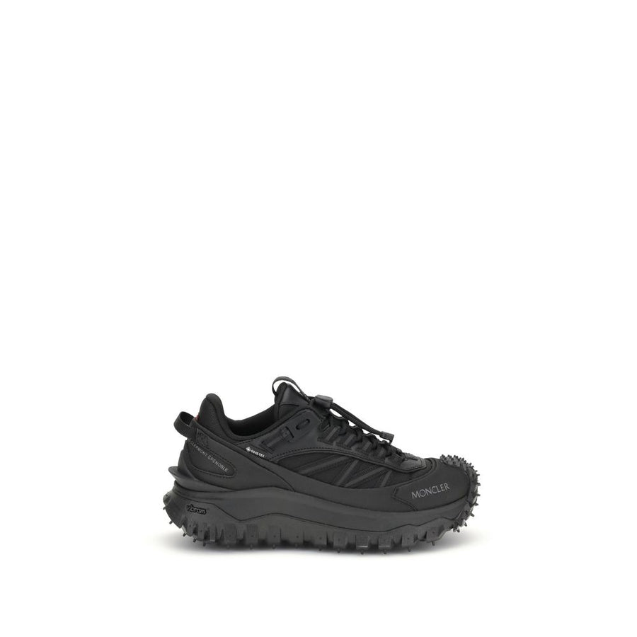Moncler UPPER 50% Calf Leather Bos Taurus 50% Polyester SOLE 100% Rubber sneaker in black