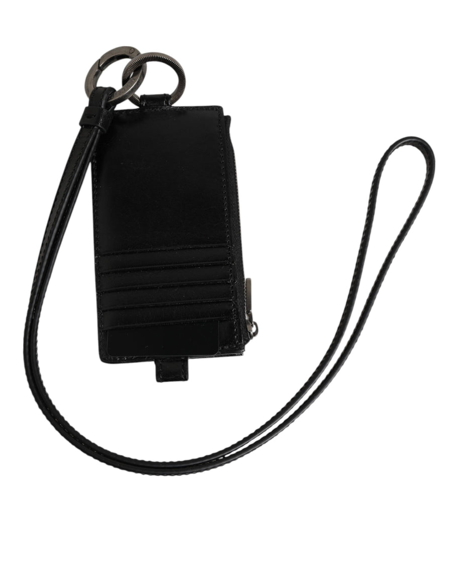 Dolce & Gabbana 100% Horse Leather card case in black