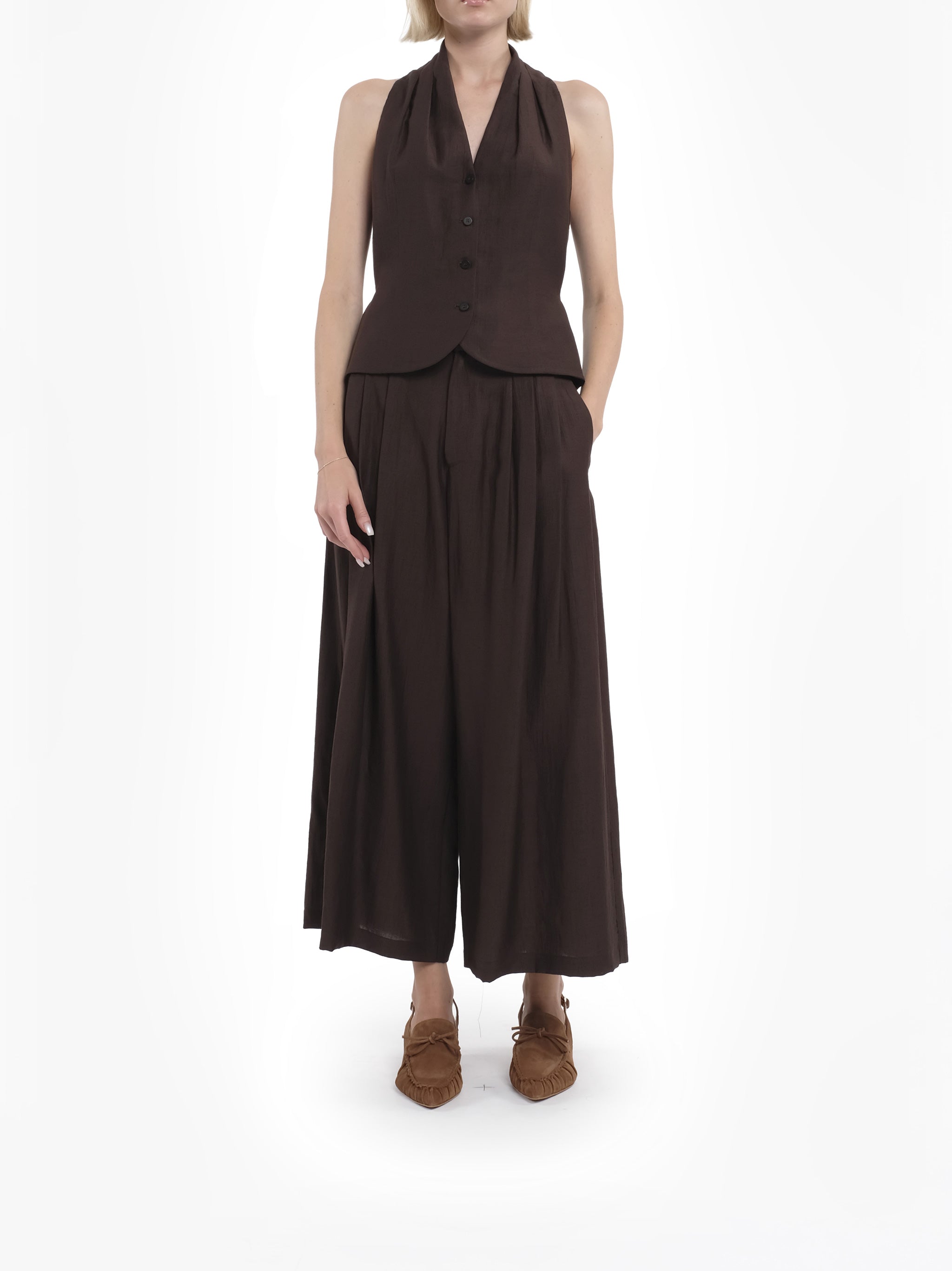 Pantagonna Cookie Brown Pantaloni
