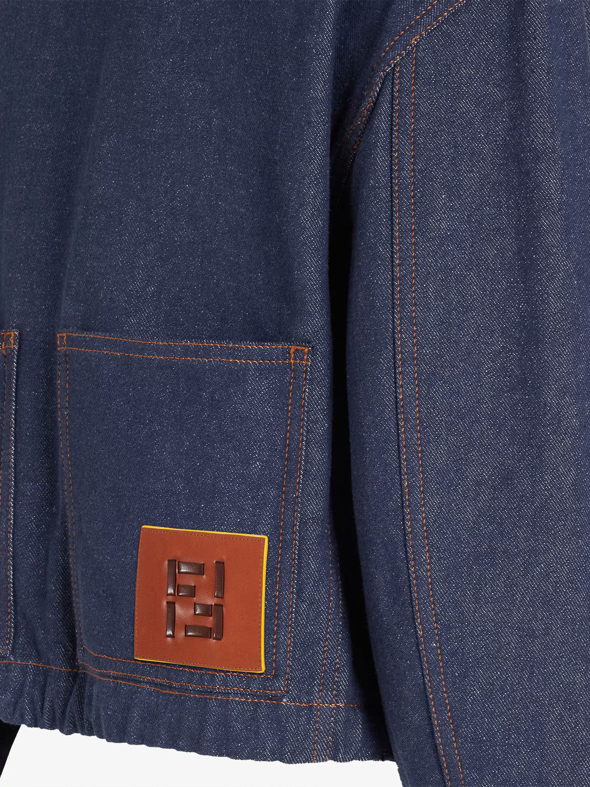 Jacket Ff Reverse Den Blue Giacca