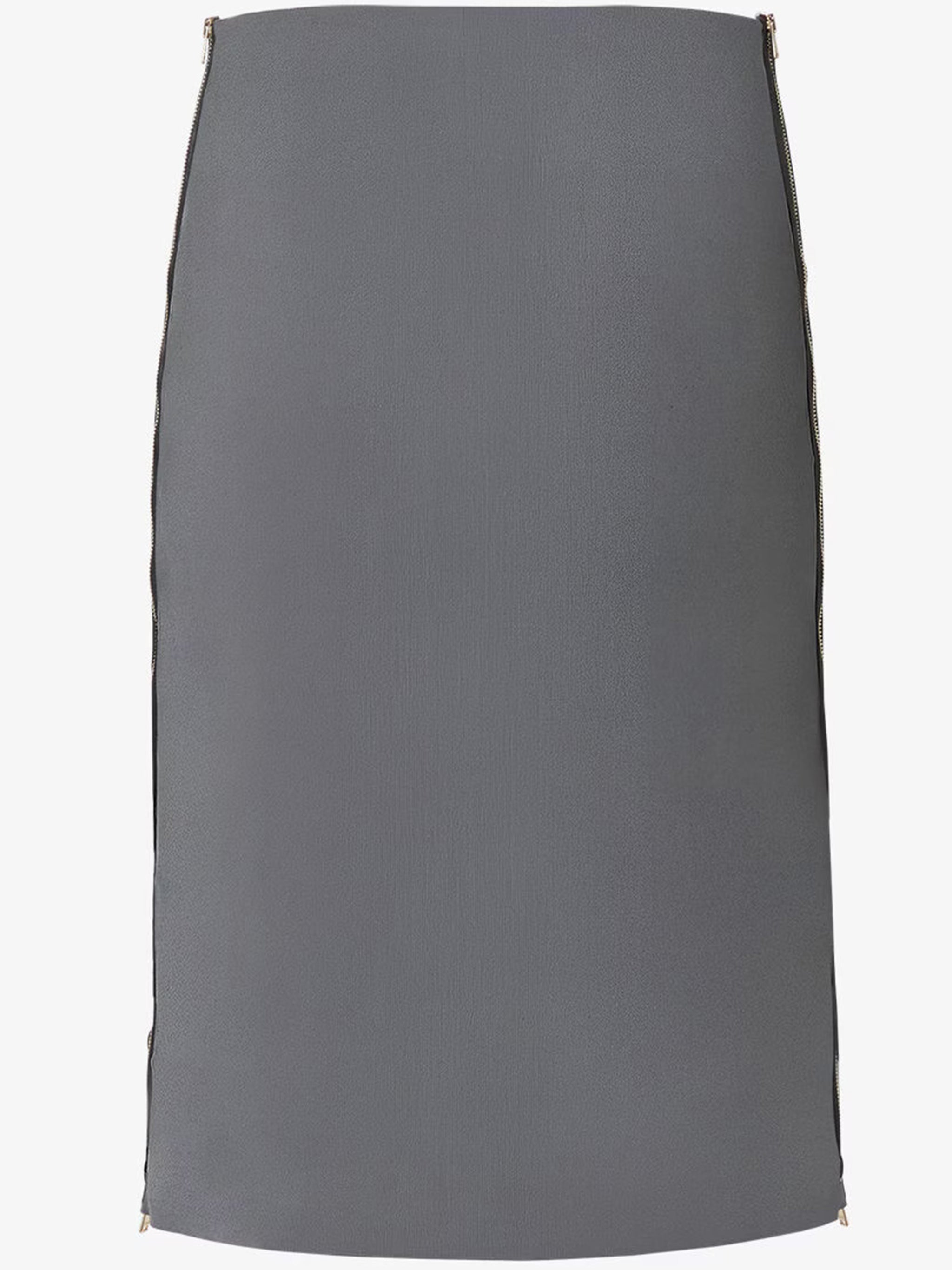 Skirt Framis Viscose V3m Asfalto+white Gonna