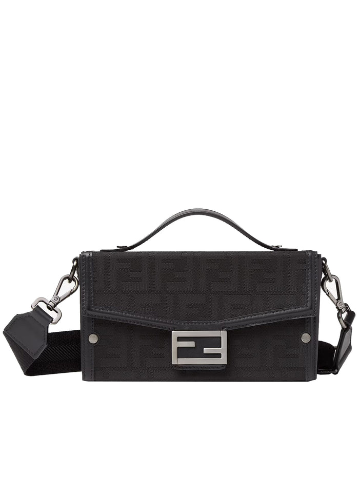 Baguette Soft T Nylon Jacquard Tr Nr+rut.ubl.sat Borsa