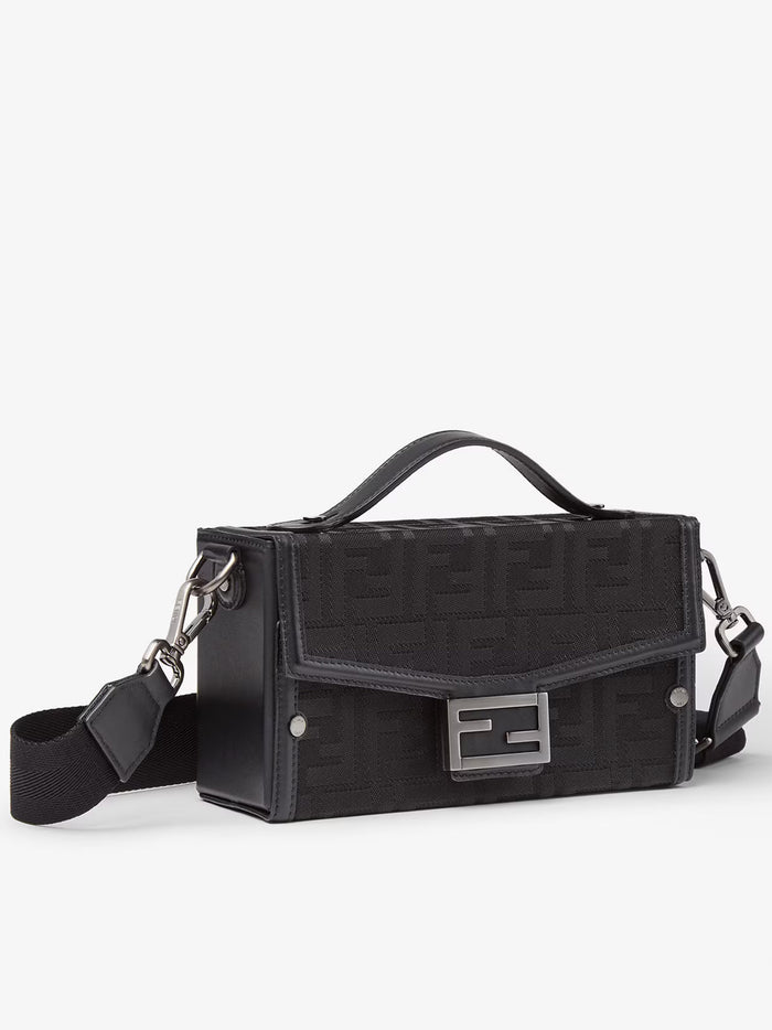 Baguette Soft T Nylon Jacquard Tr Nr+rut.ubl.sat Borsa