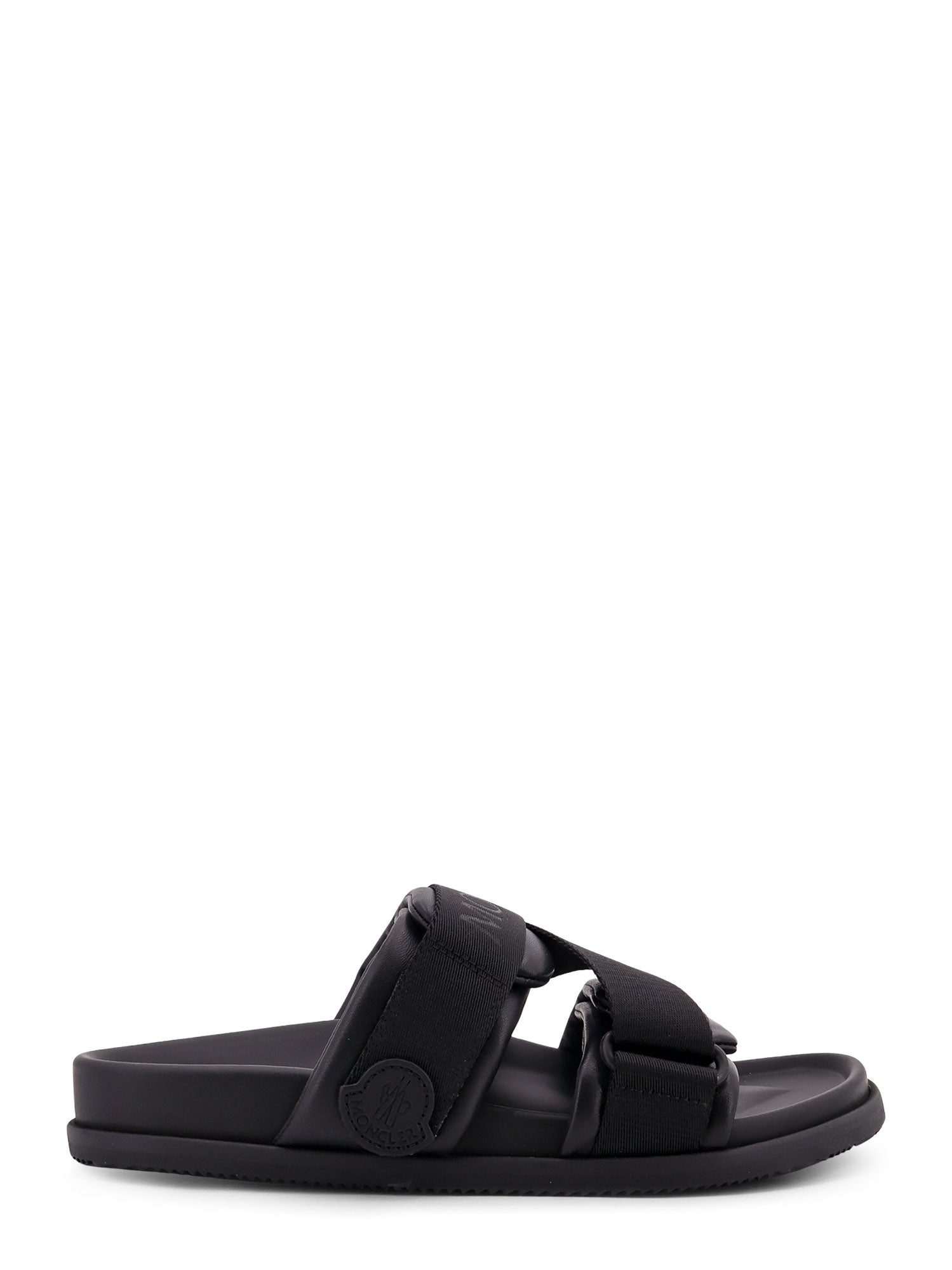 Moncler Sandals Black Pelle/poliestere