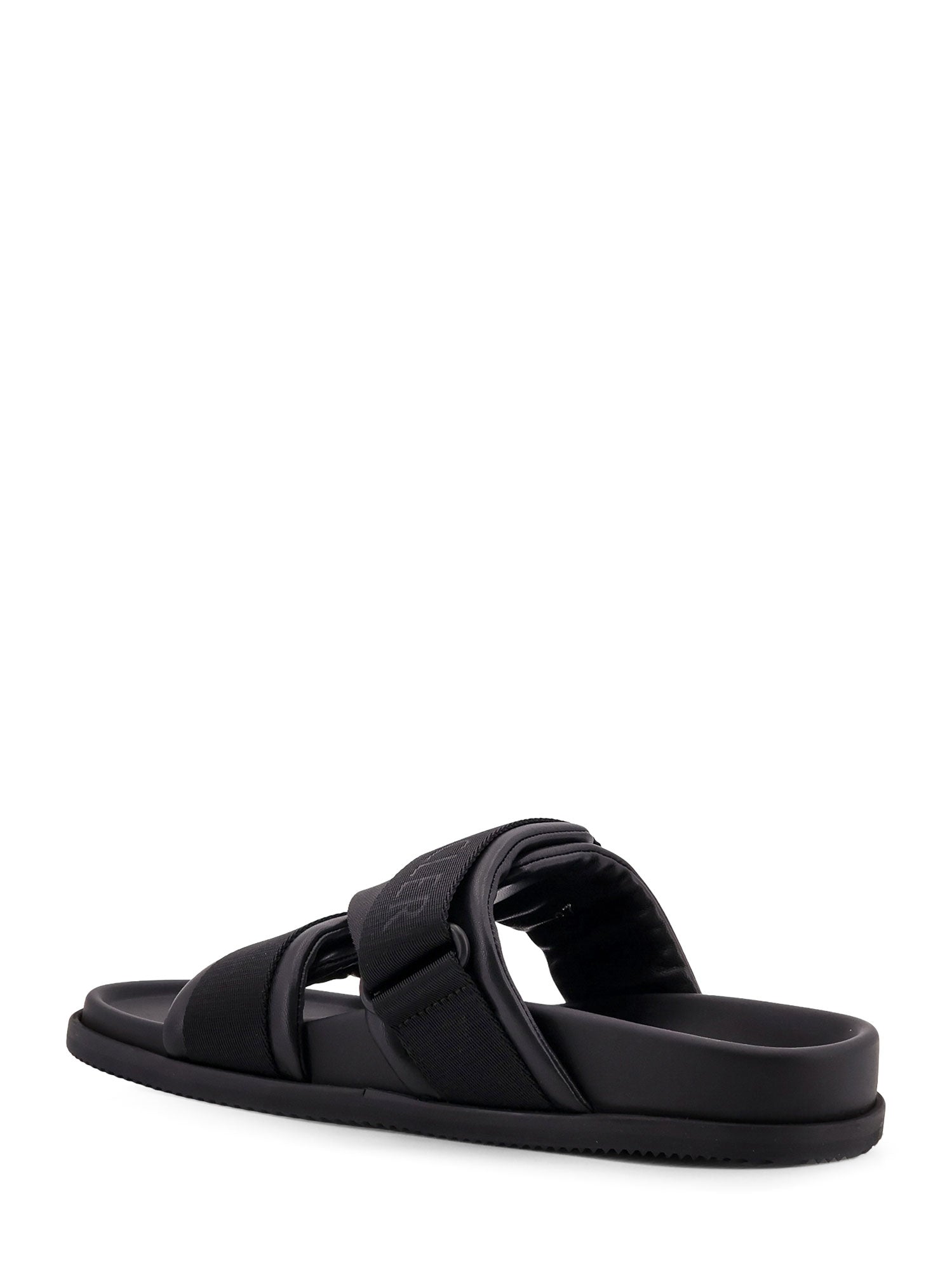 Moncler Sandals Black Pelle/poliestere