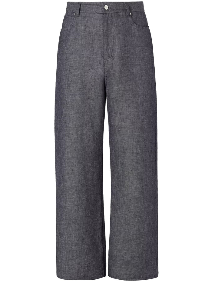 D. Relaxed Light Denim Blue Jean