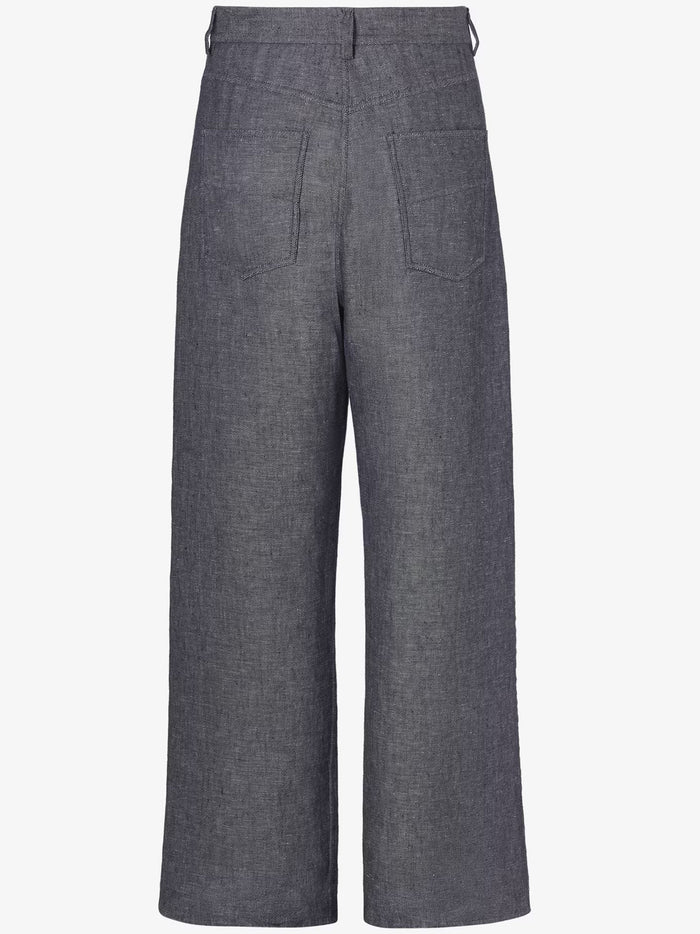 D. Relaxed Light Denim Blue Jean