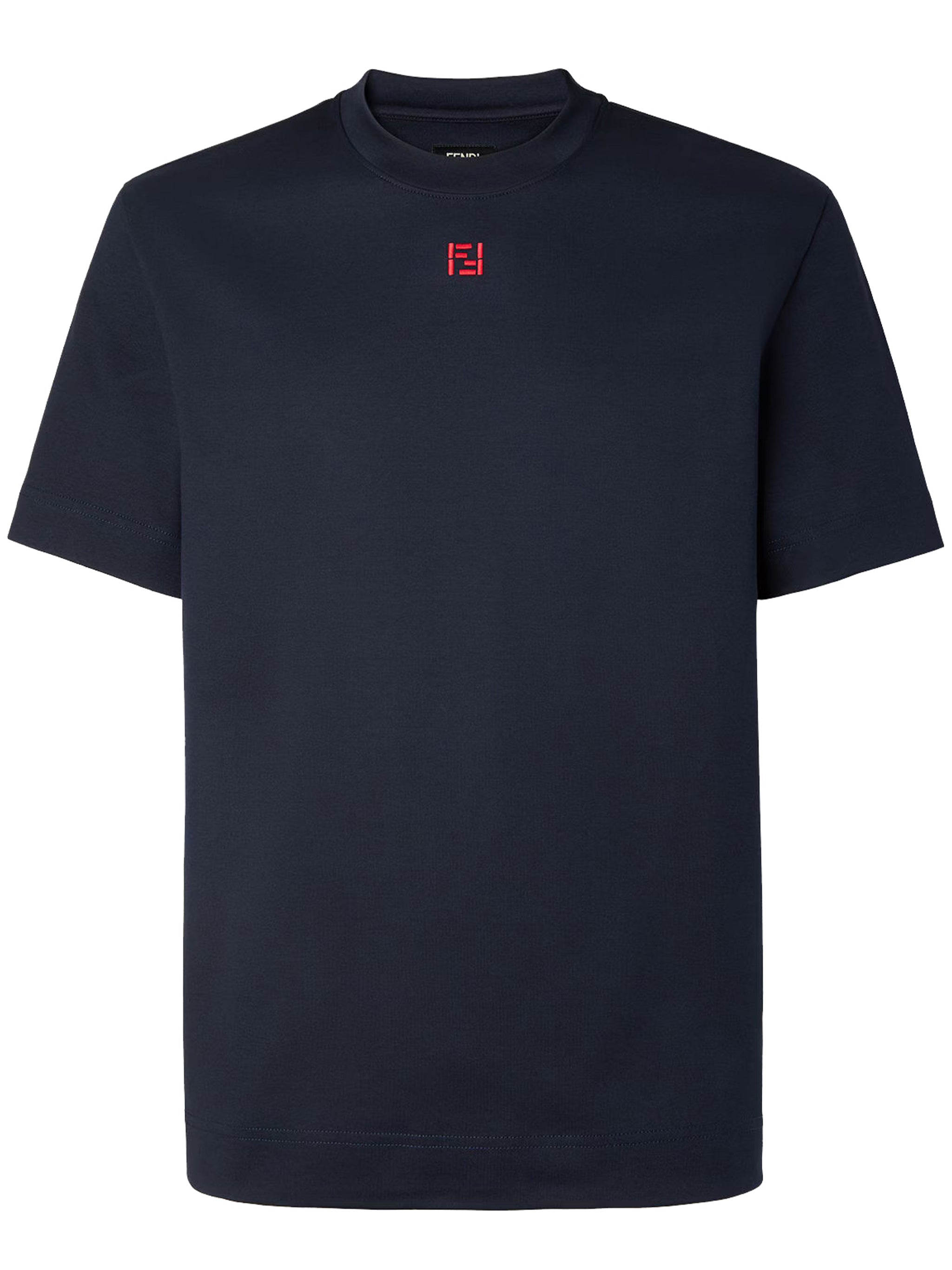 T-sh Reg Ff Stitching Embr M. J Blue T-shirt