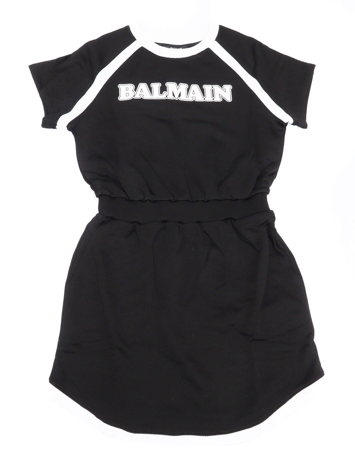 JERSEY DRESS Black Rayon Cotton