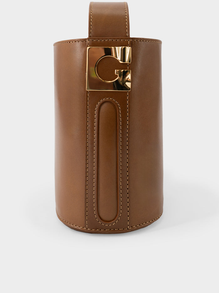 Lisa Small Bucket Brown Borsa