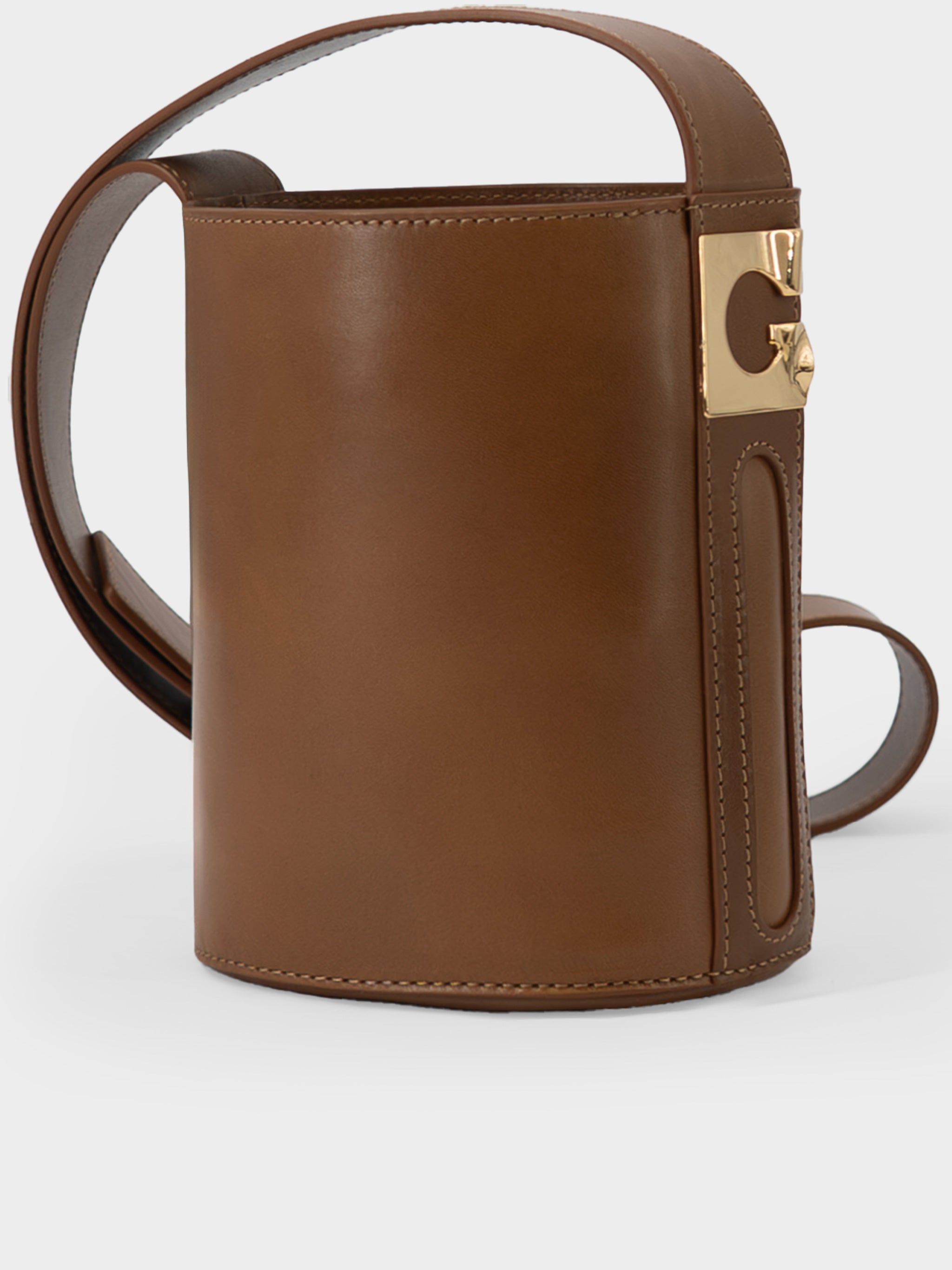 Lisa Small Bucket Brown Borsa