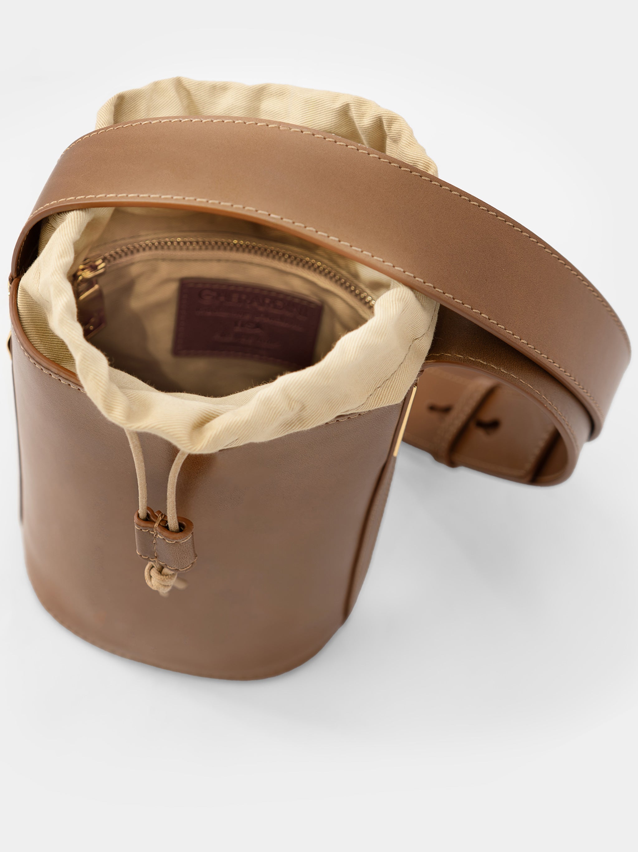 Lisa Small Bucket Brown Borsa