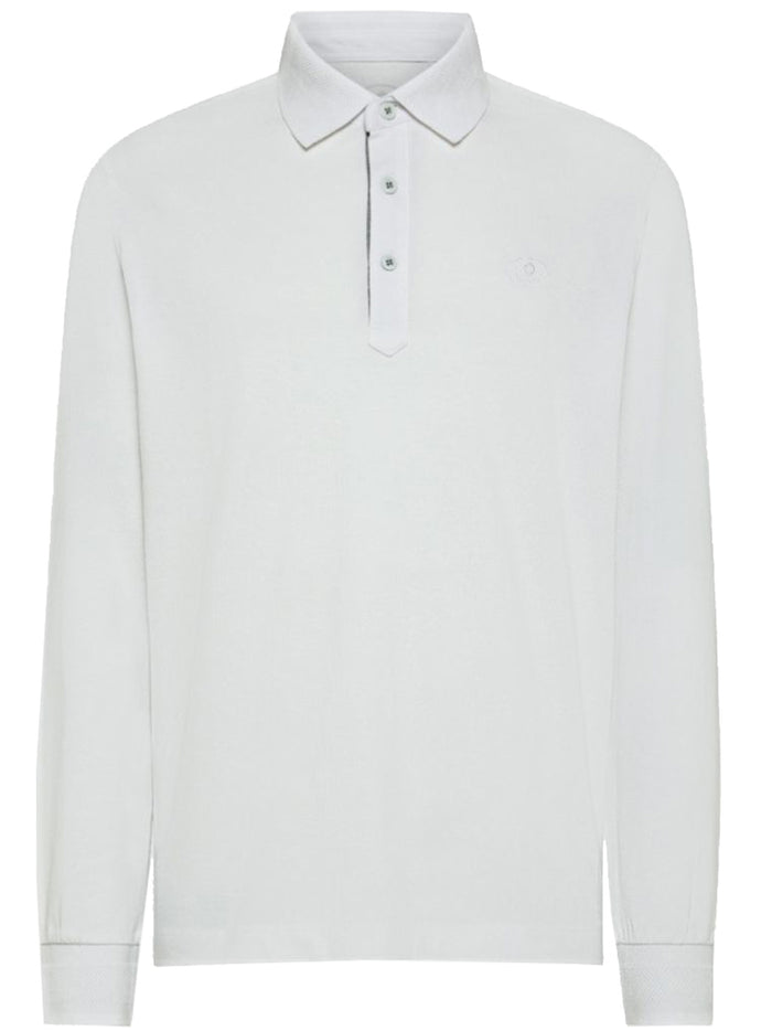 Atom White Polo