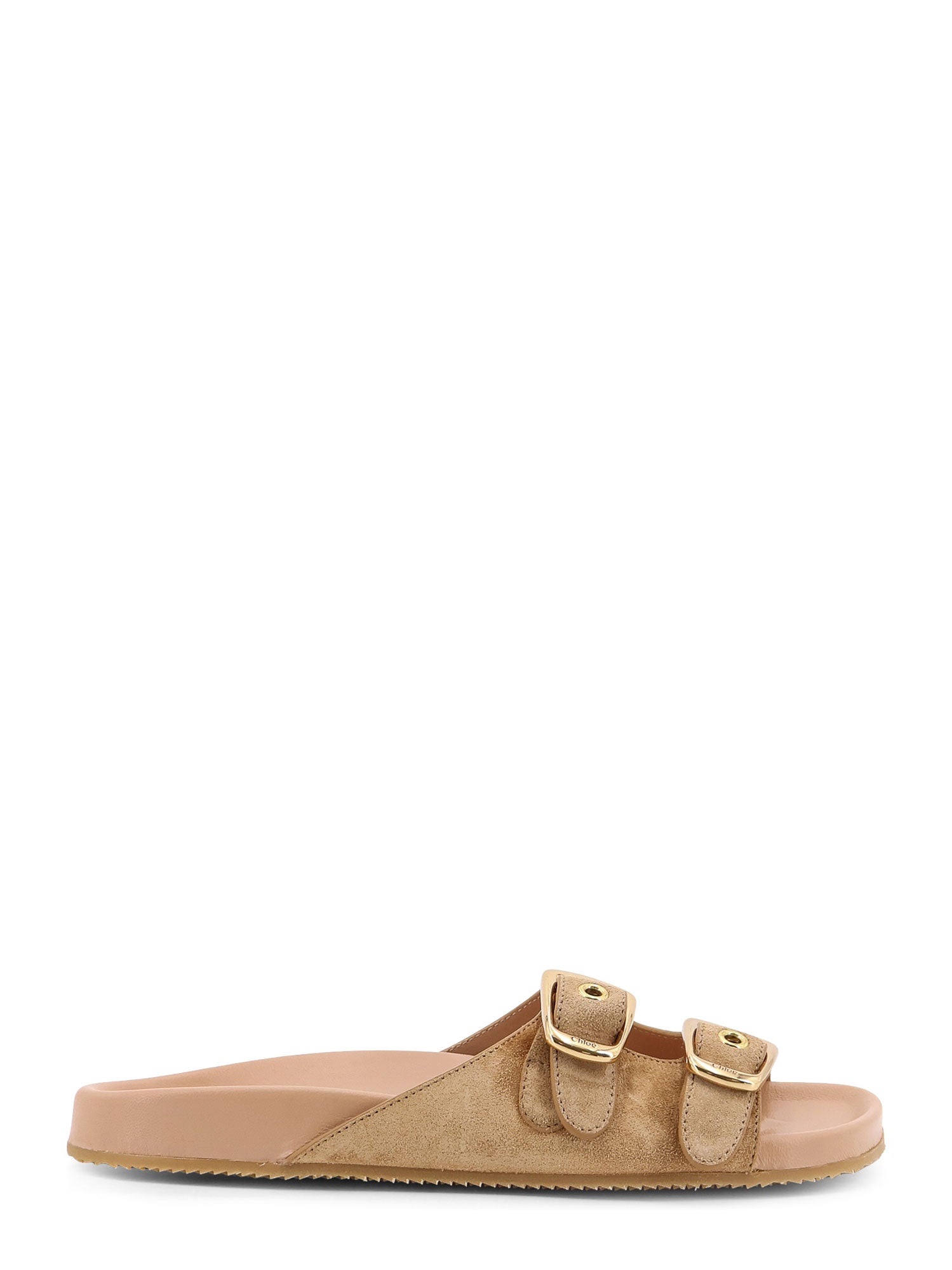 Chloè Sandals Beige Suede