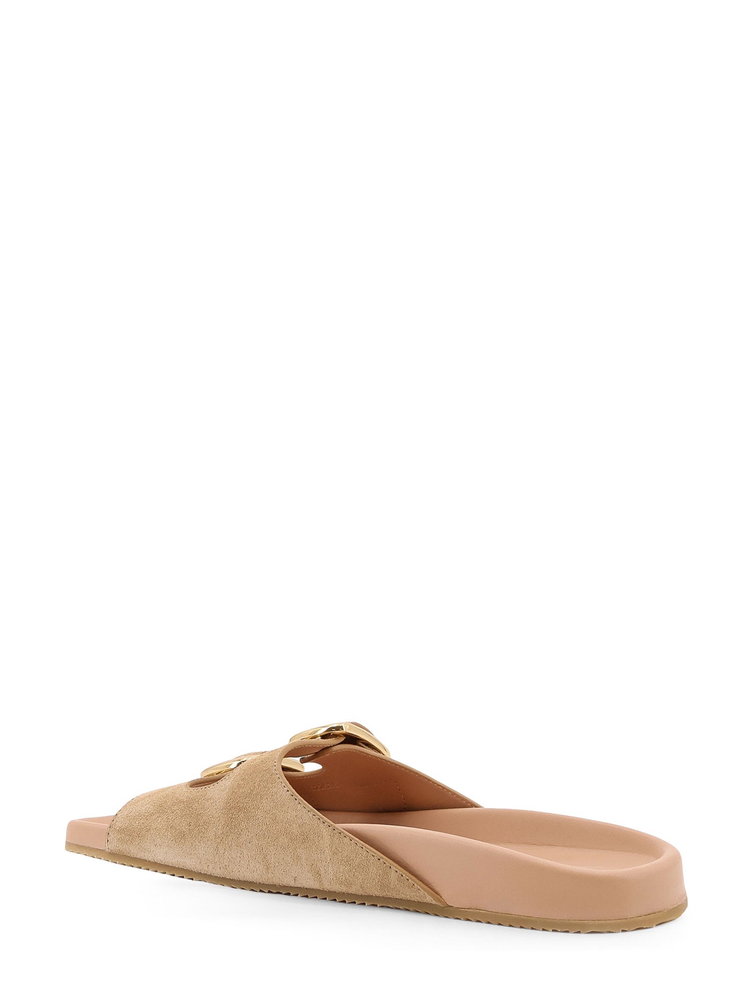 Chloè Sandals Beige Suede