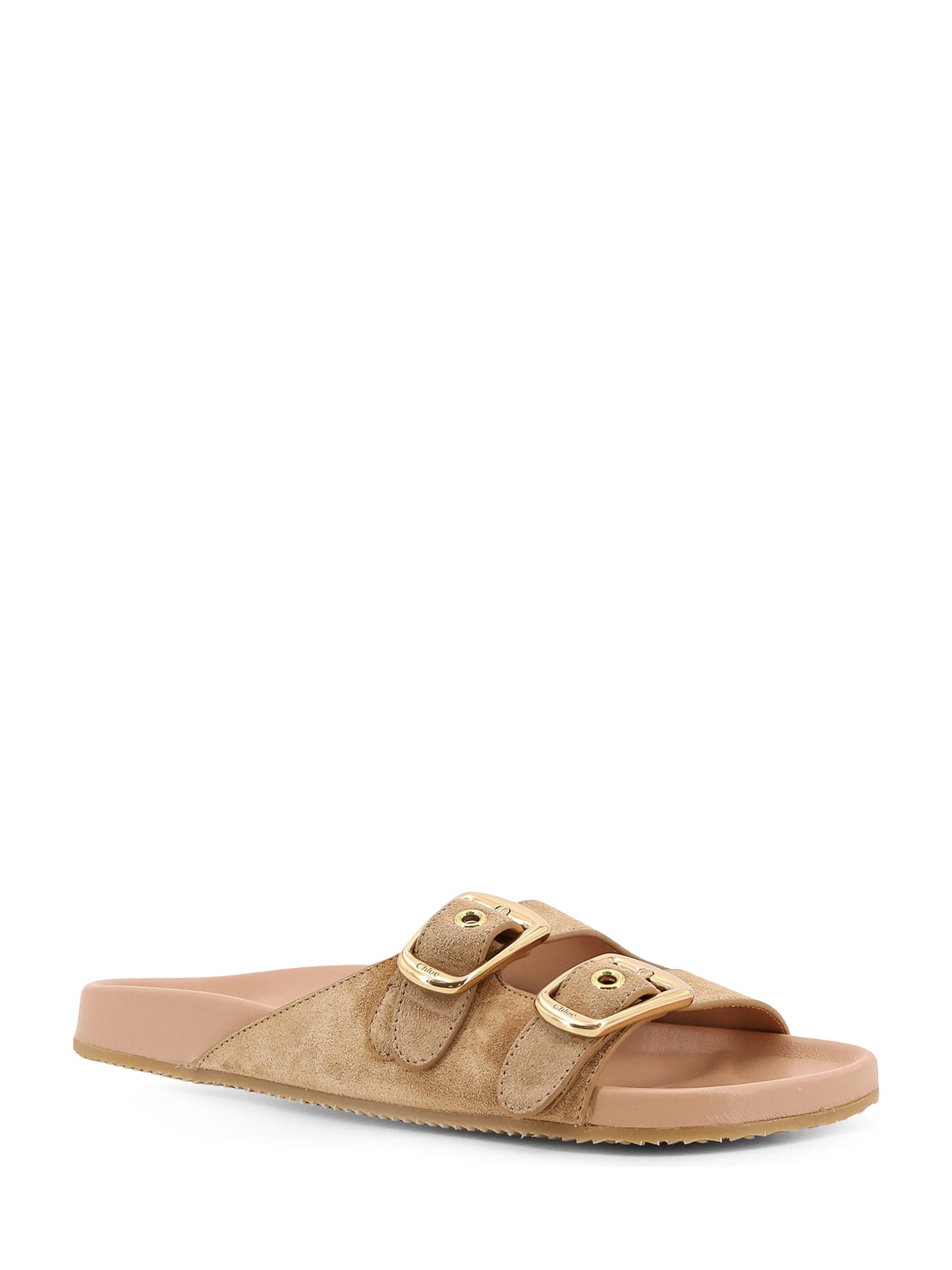 Chloè Sandals Beige Suede