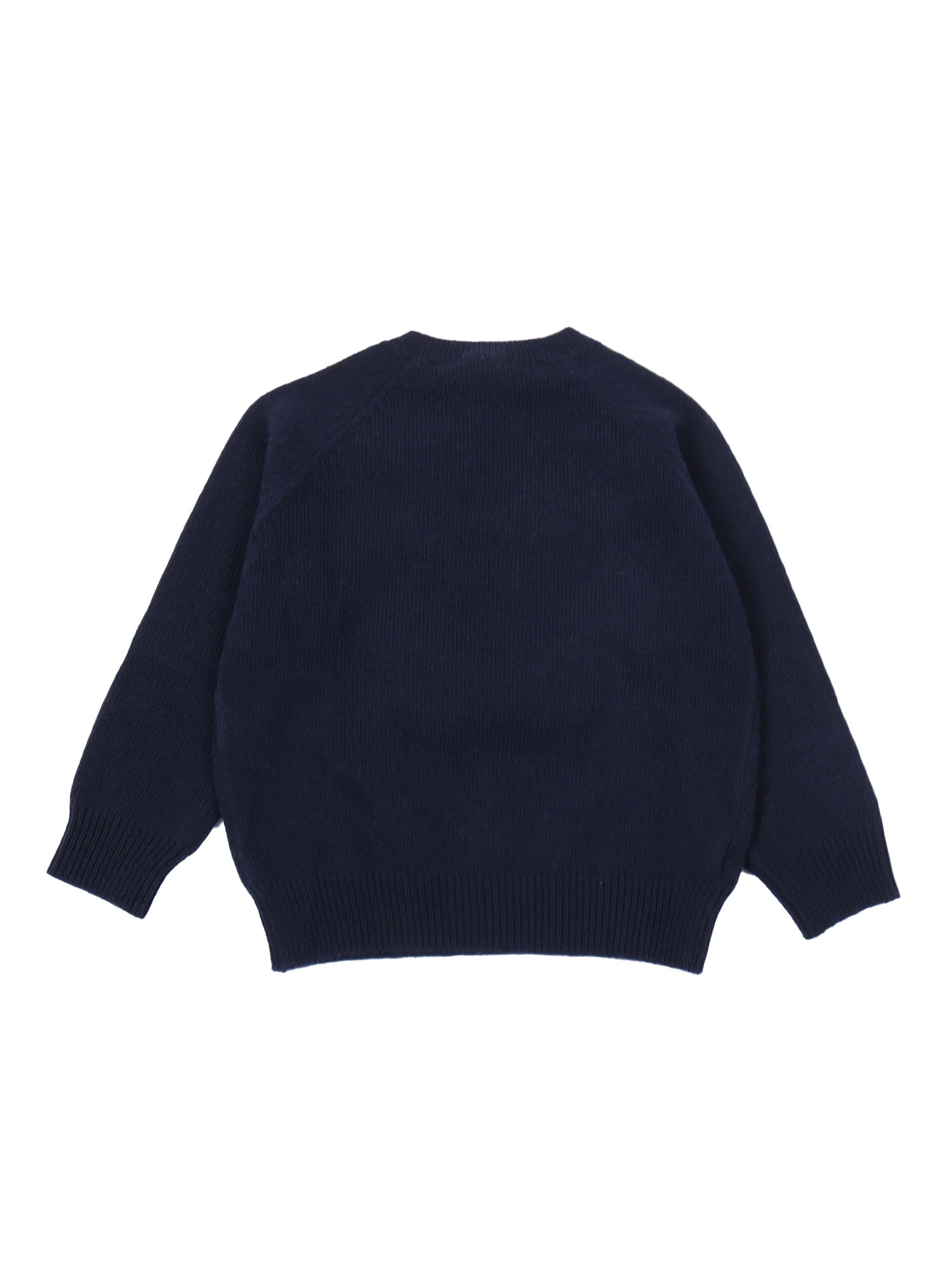 Sweater Blue Wool Crewneck