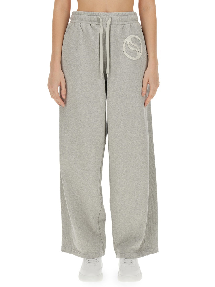 Grey Jogging Pants Cotton Track