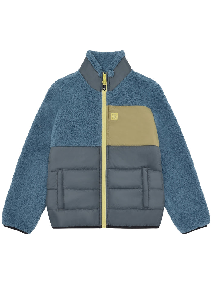 Fleece Jacket Blue Giacca