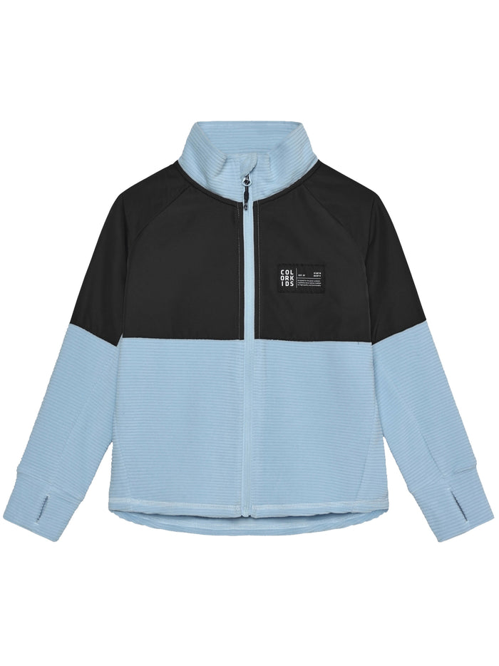 Fleece Stretch Jacket Blue Pl Ea Giacca
