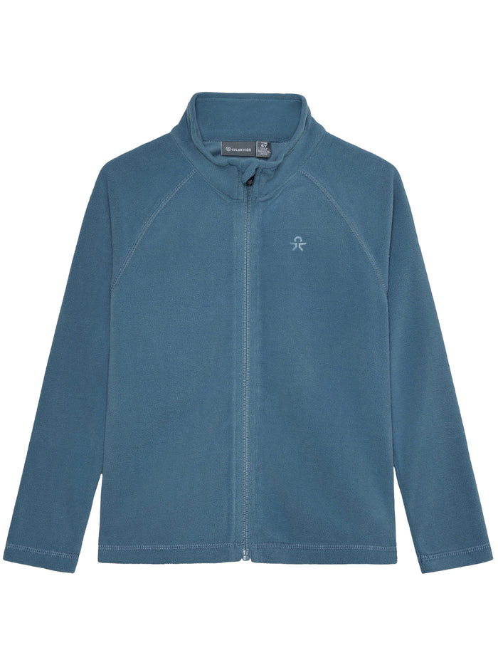 Fleece Jacket Blue Giacca
