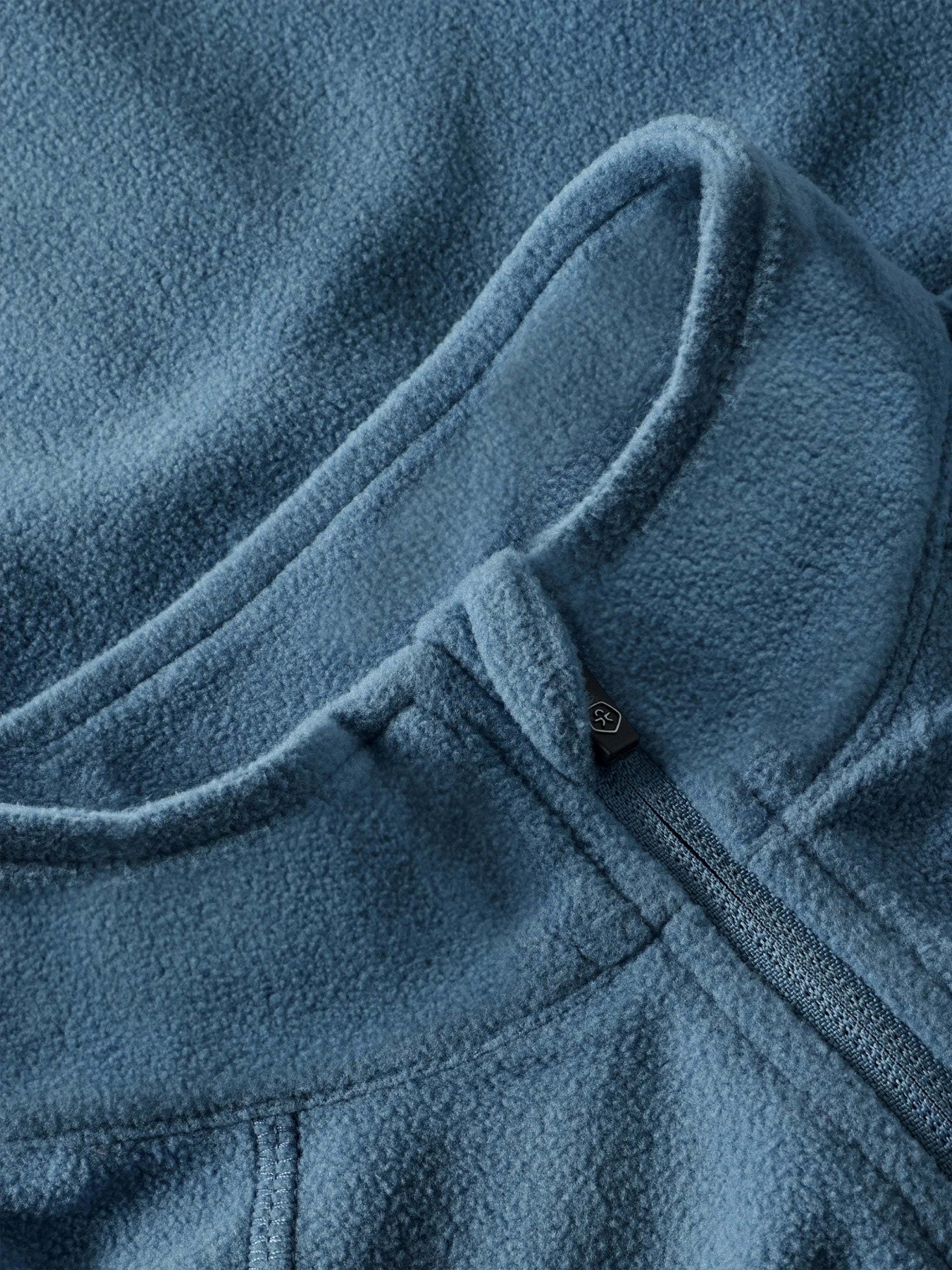 Fleece Jacket Blue Giacca