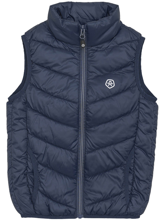 Waistcoat Quilted Blue Gilet