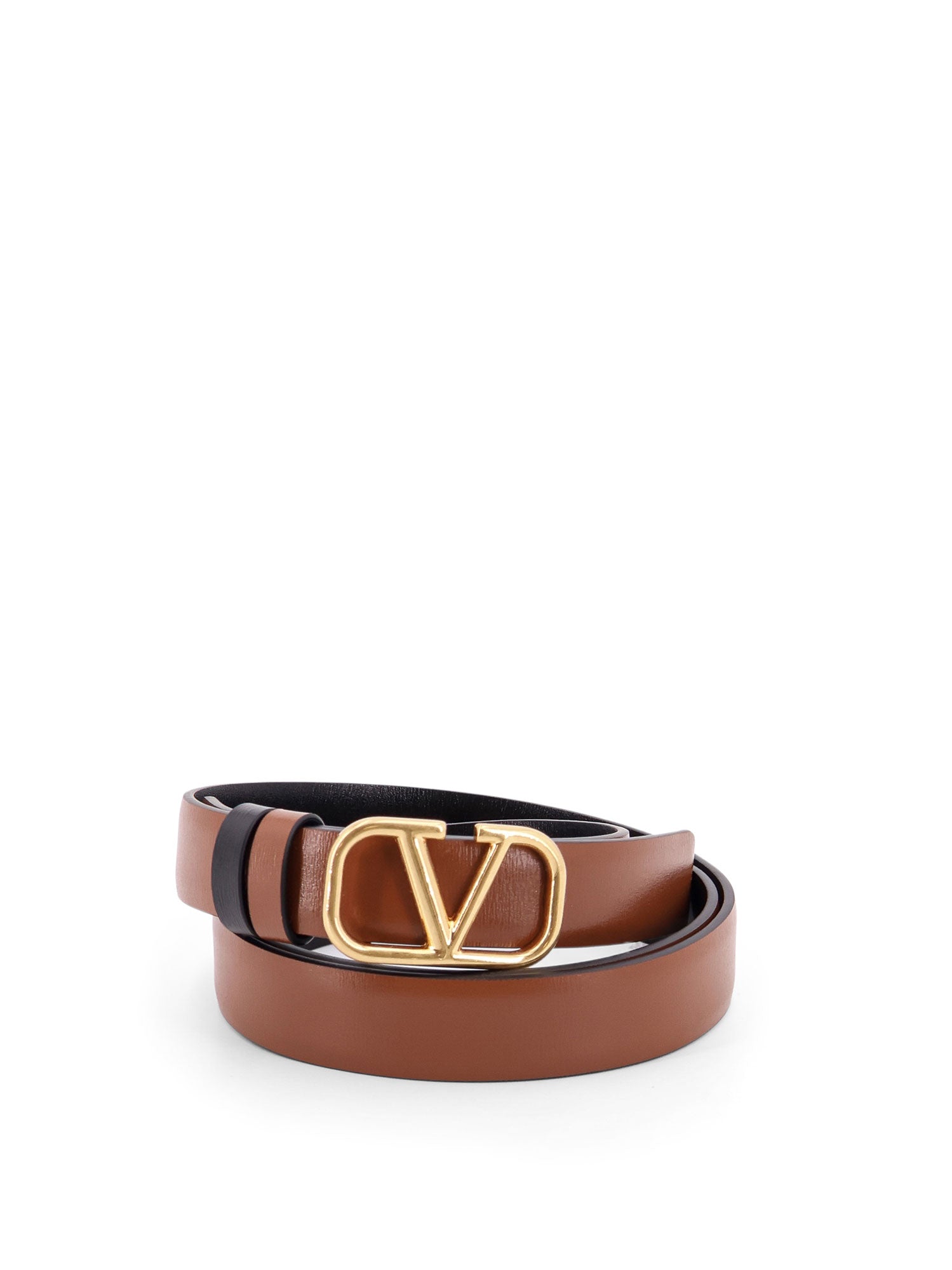 Valentino Garavani Belts Brown Pelle