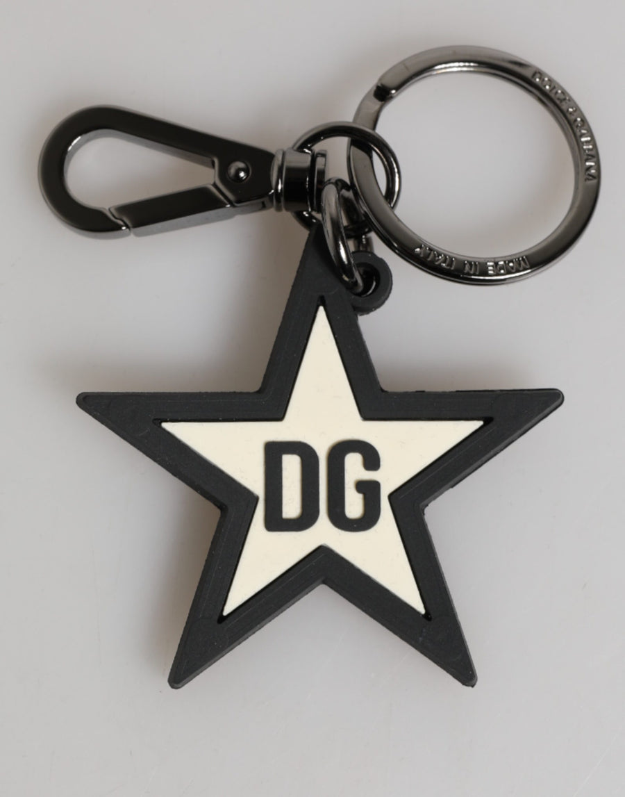 Dolce & Gabbana 40% PVC key case in black