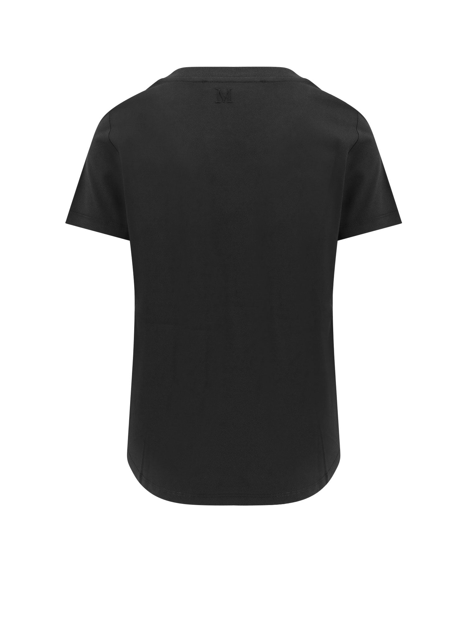 S MAX MARA T-shirts and Polos Black 100 % Cotone