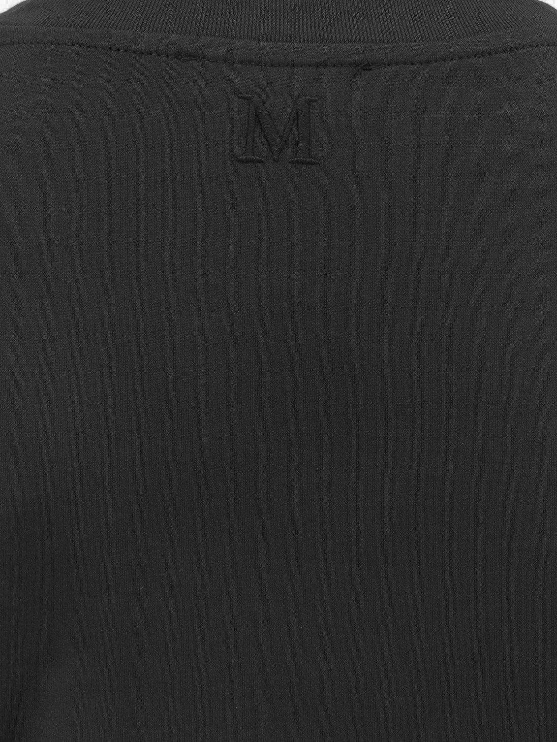 S MAX MARA T-shirts and Polos Black 100 % Cotone