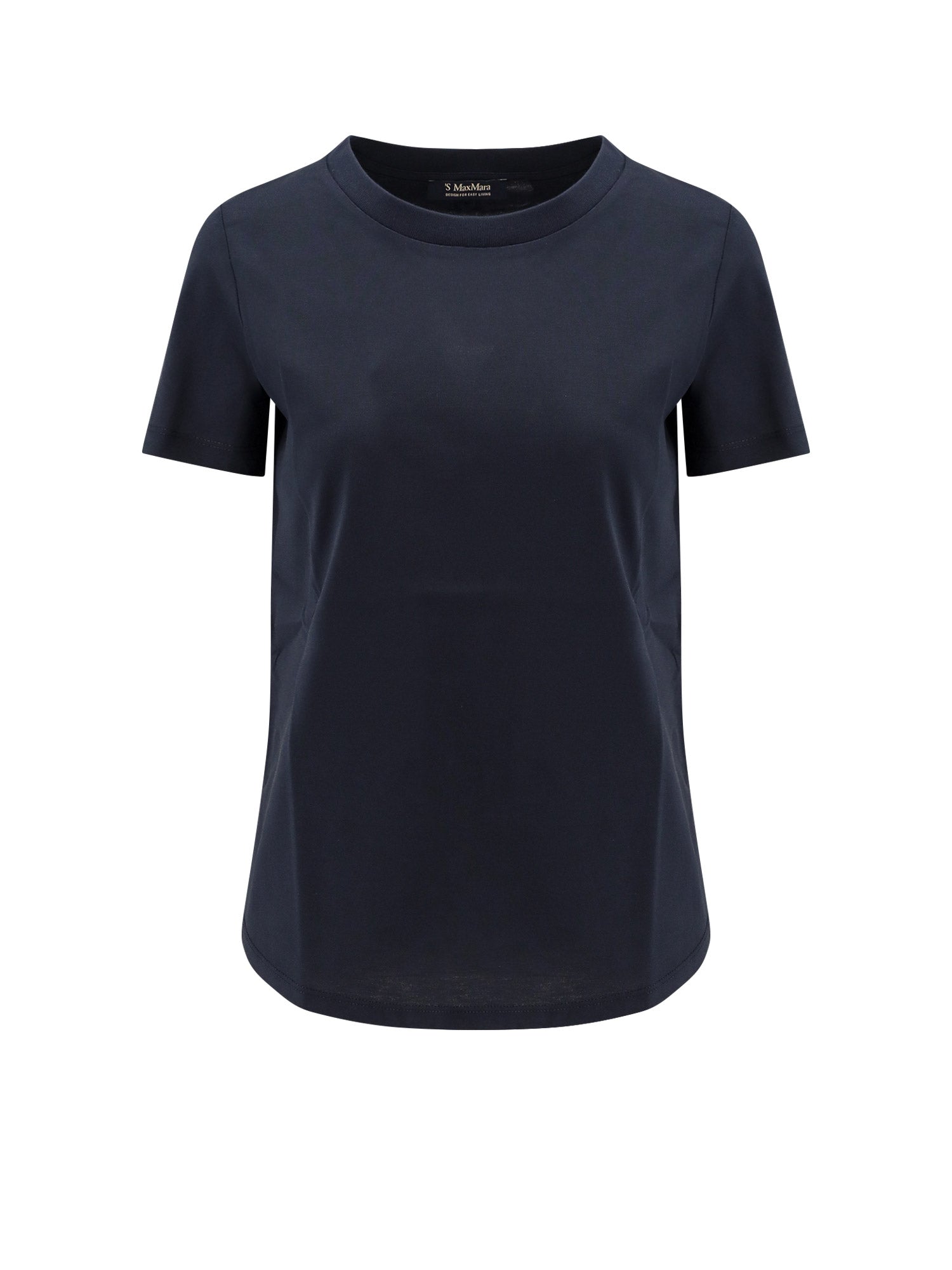 S MAX MARA T-shirts and Polos Blue 100 % Cotone