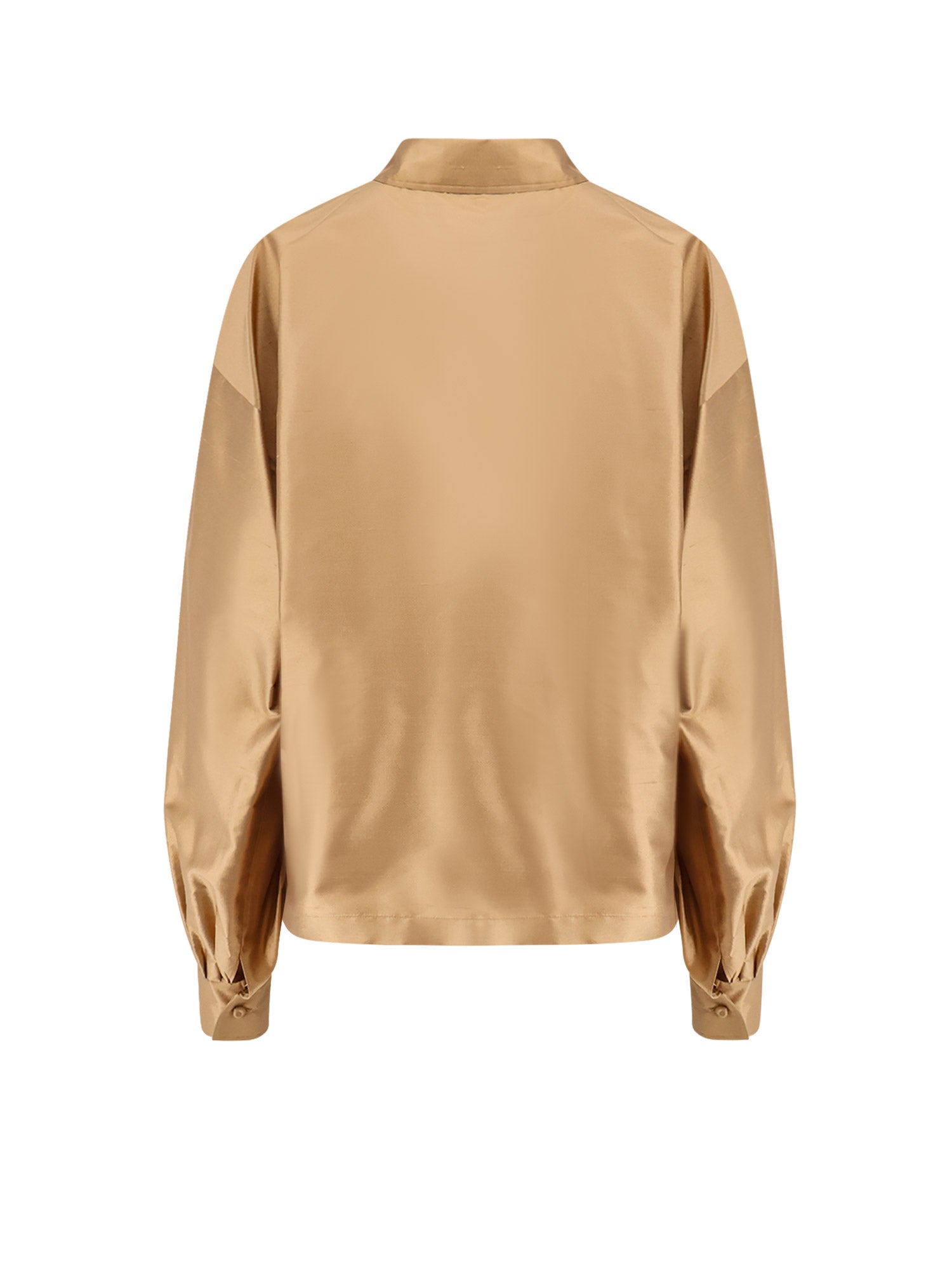 Max Mara Shirts Brown Seta
