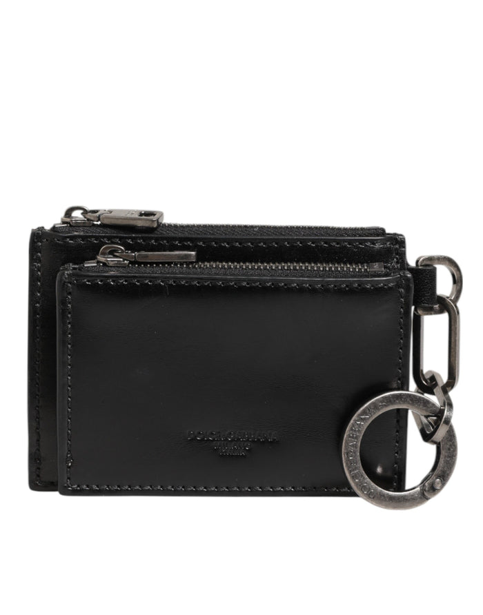 Dolce & Gabbana 100% Horse Leather card case in black