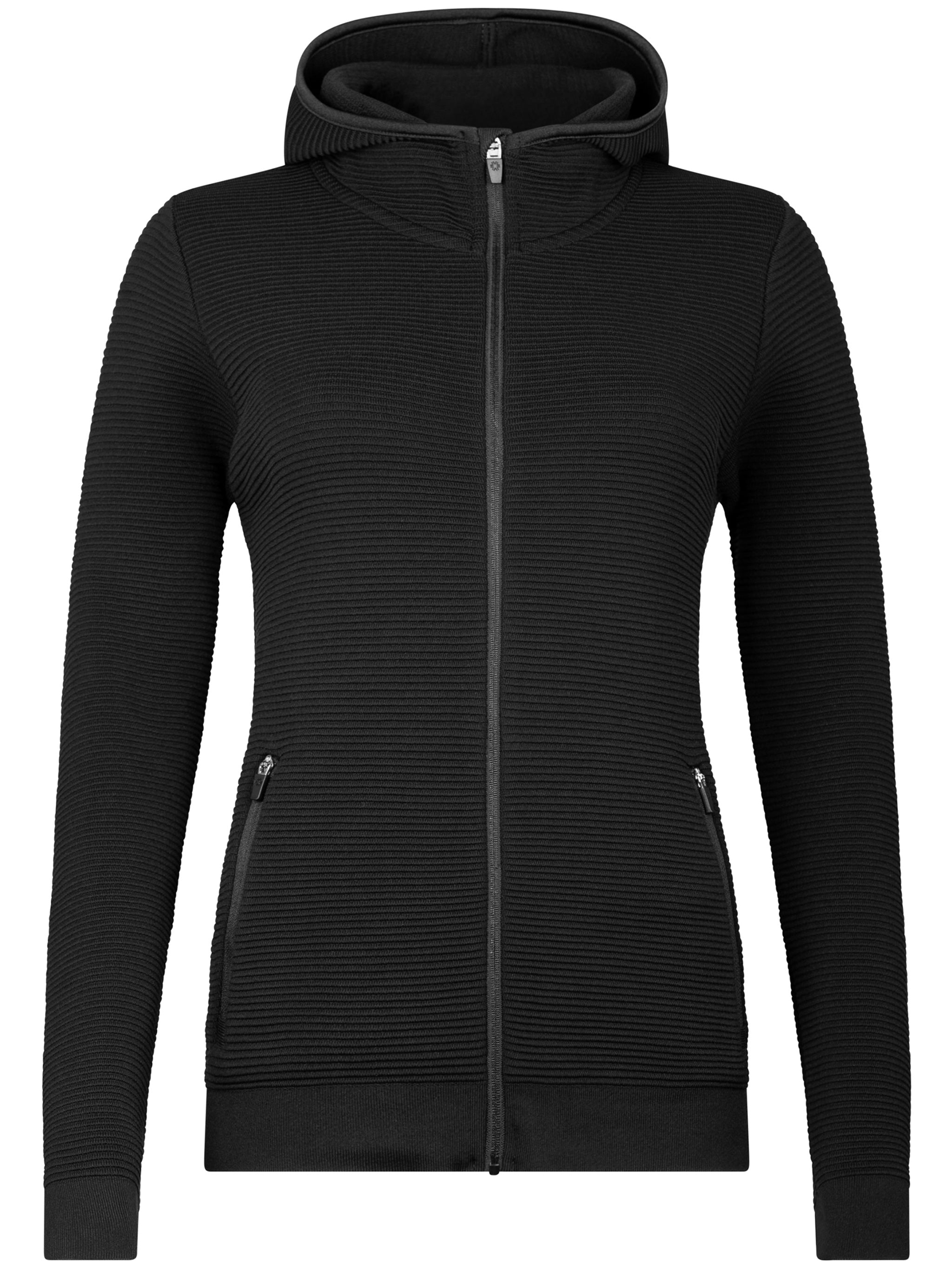 Full Zip Black Felpa