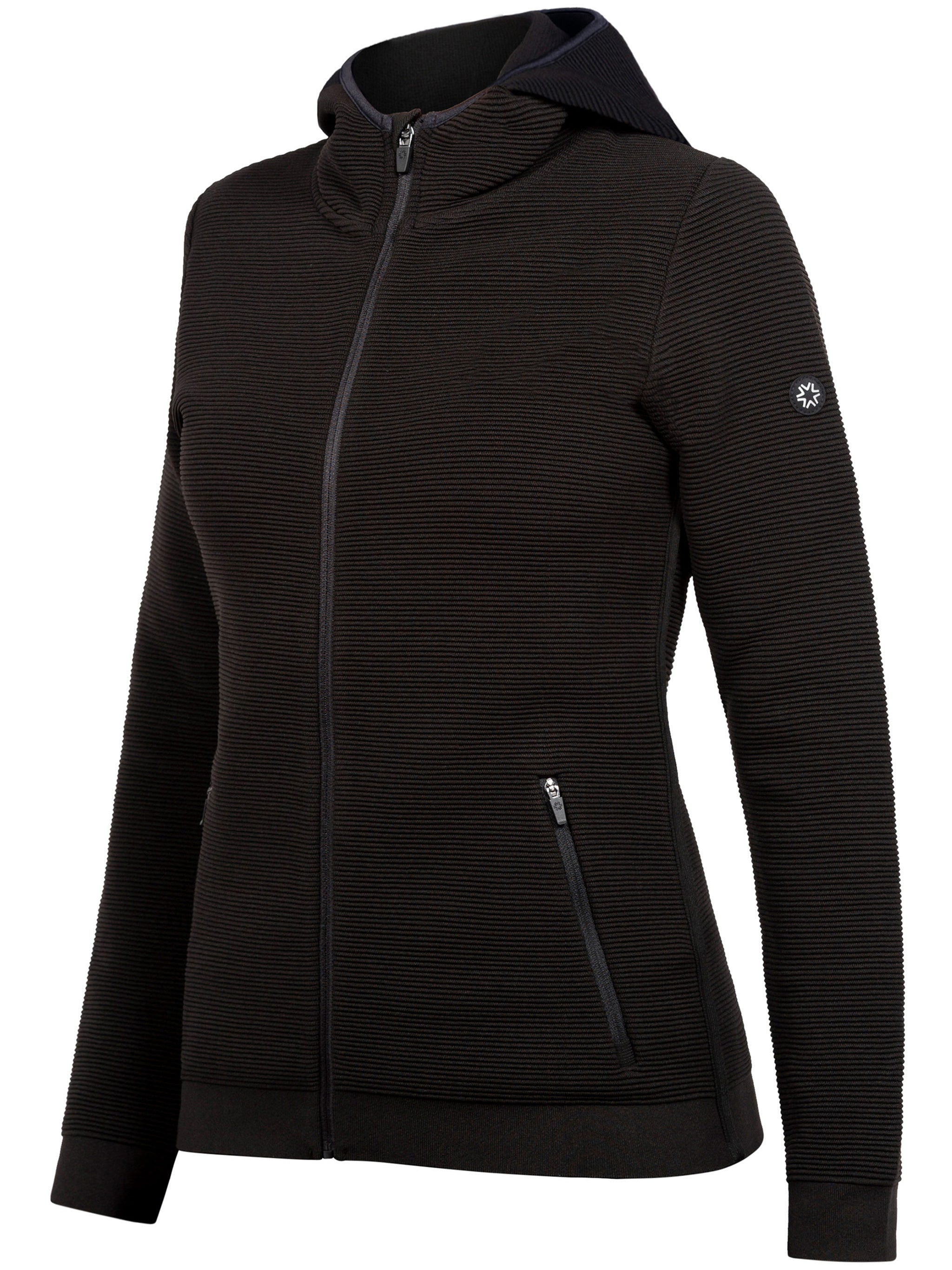 Full Zip Black Felpa