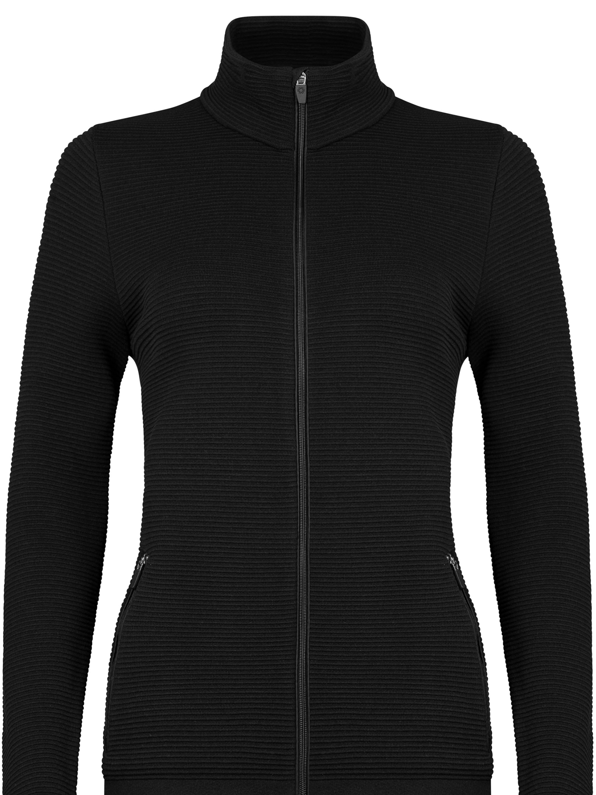 Full Zip Black Felpa