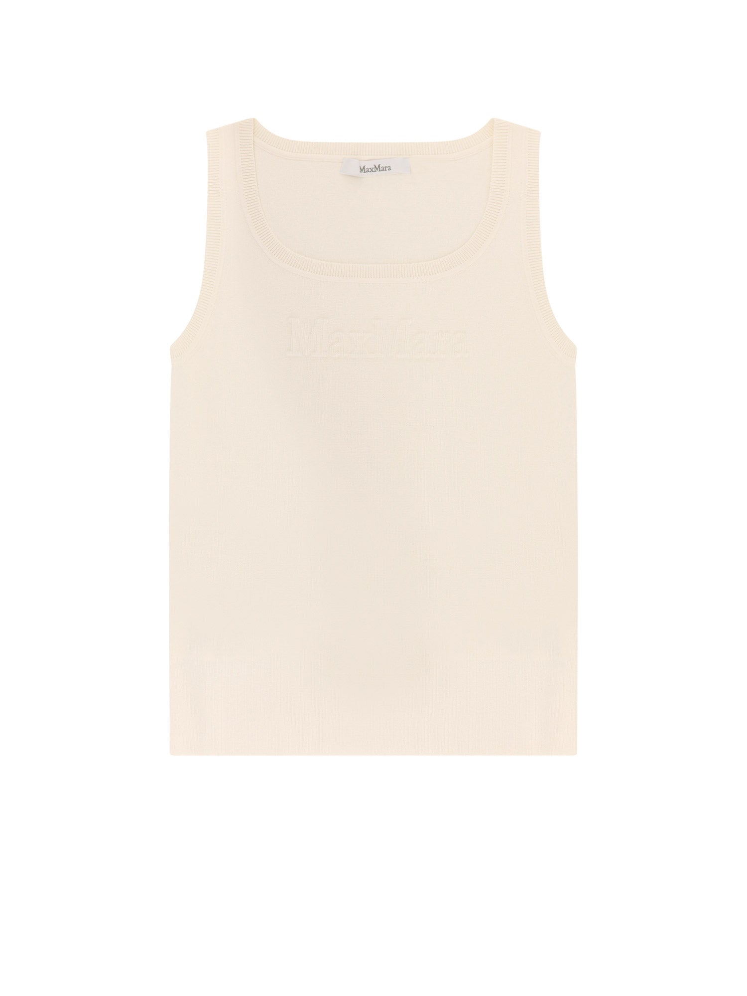Max Mara T-shirts and Polos White Viscosa Poliammide