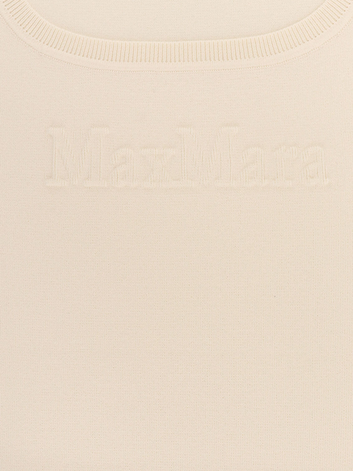 Max Mara T-shirts and Polos White Viscosa Poliammide