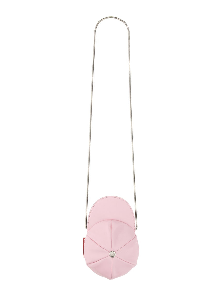 Mini Bag Pink Leather Shoulder
