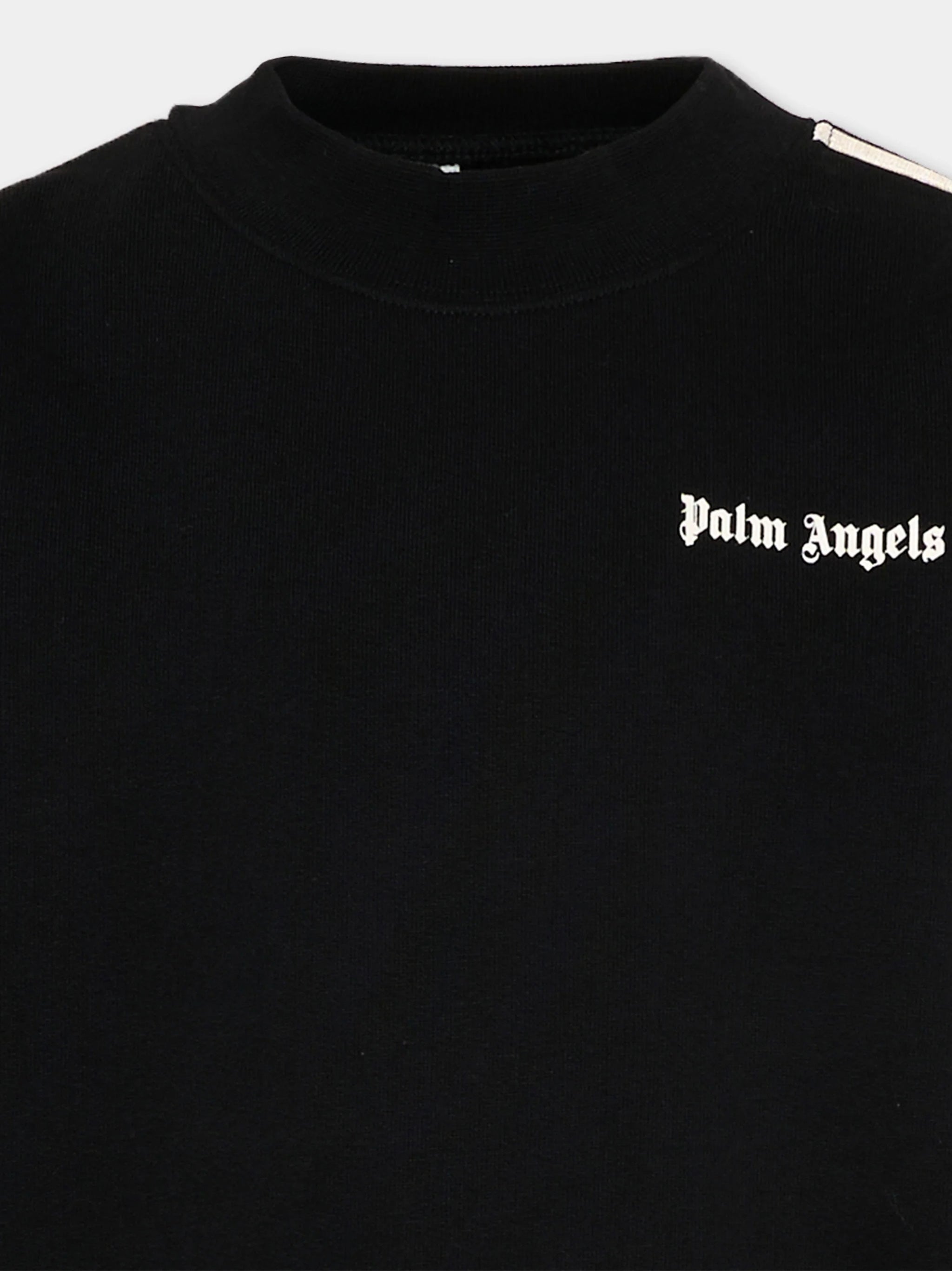Pa Minitrack Reg Crewneck Black Felpa