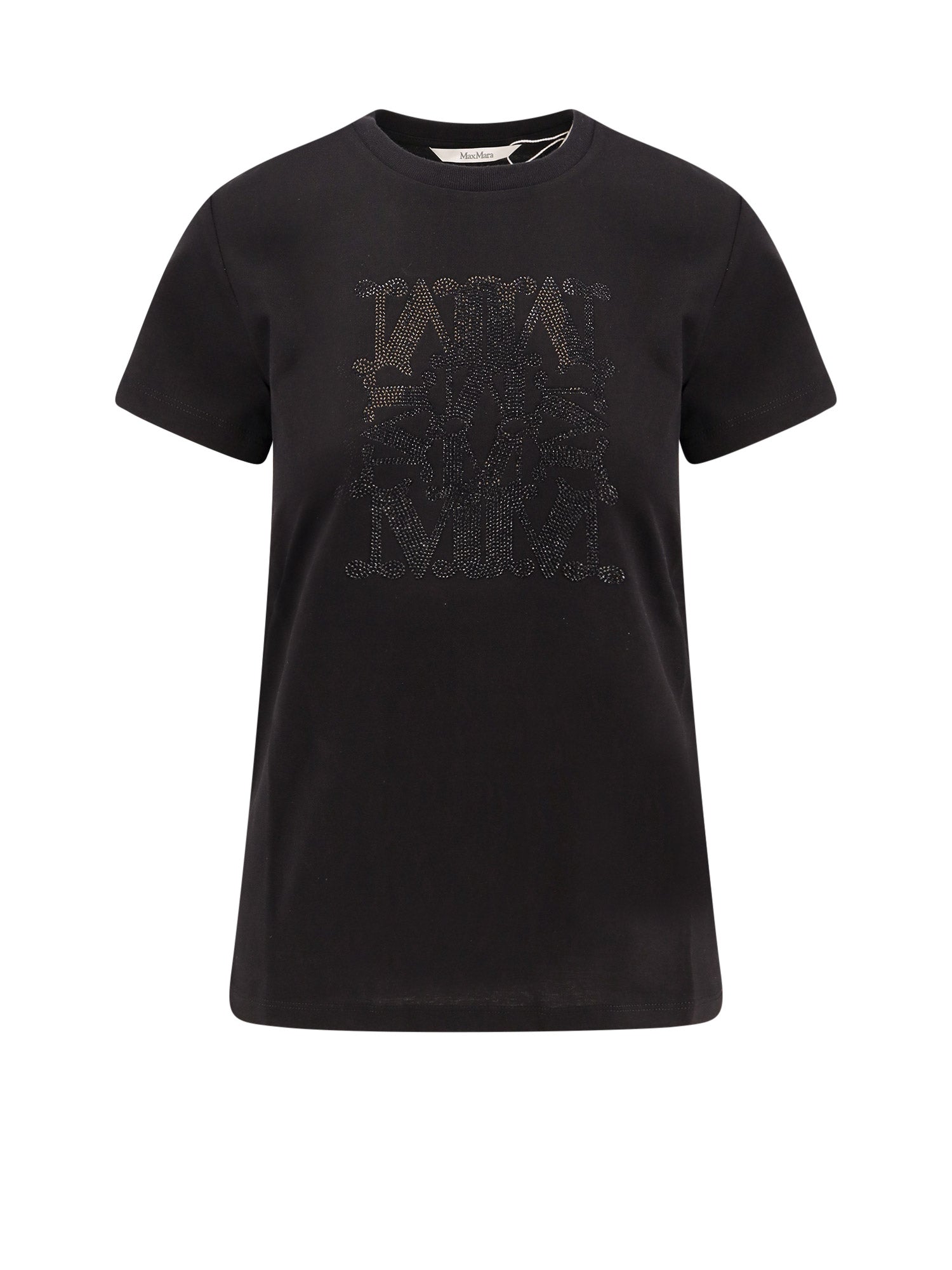 Max Mara T-shirts and Polos Black 100 % Cotone