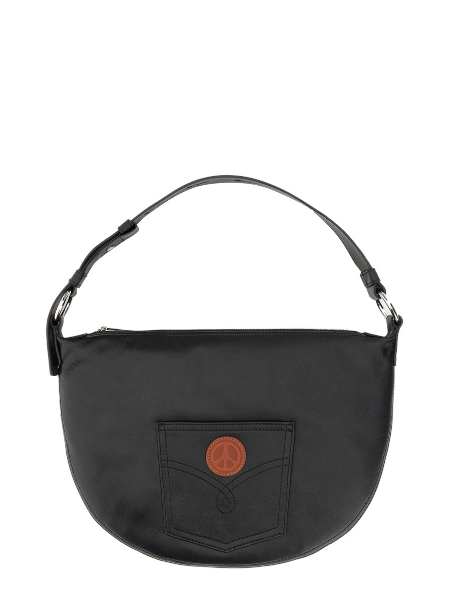 Nylon Shoulder Bag Black Polyester