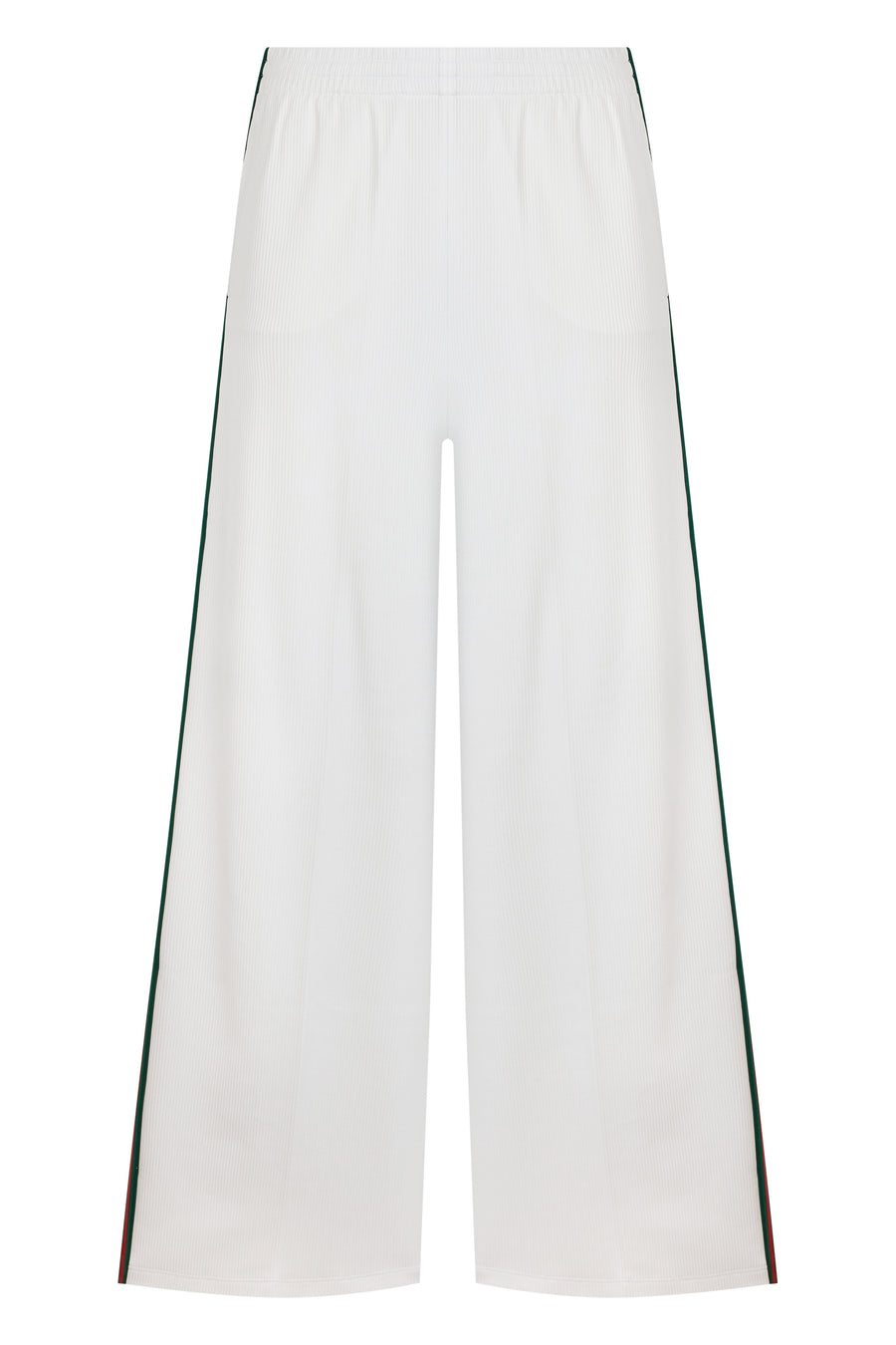 Track Pants White Cotton