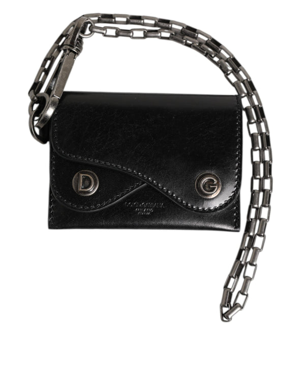 Dolce & Gabbana Cavallo Leather wallet in black