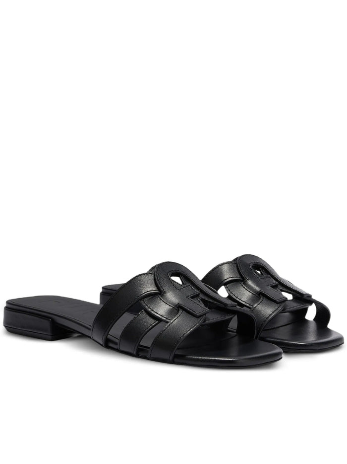 Summer Sandalo Black Leather | Calzature