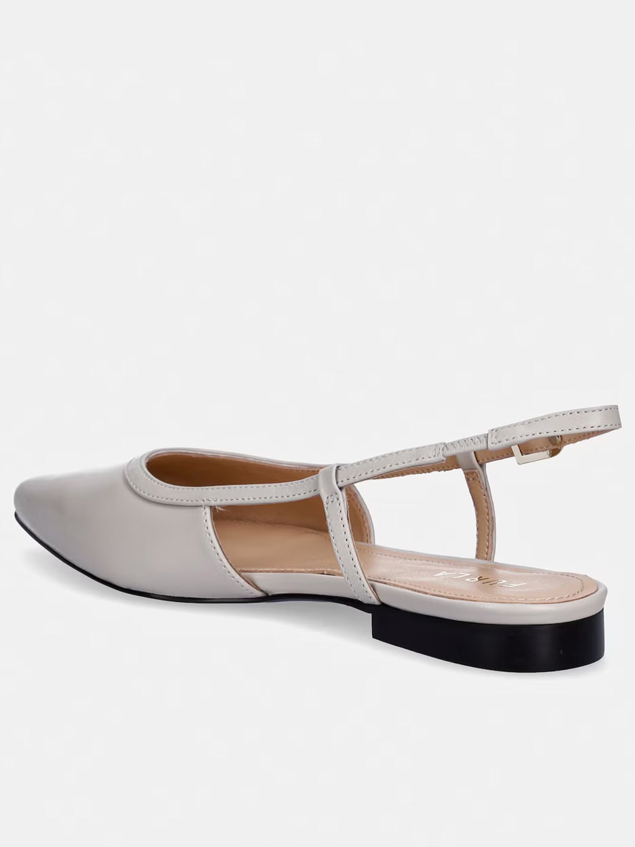 Punta Vallerina Slingback Nude & Neutrals Leather | Calzature